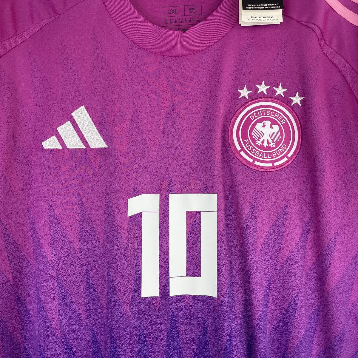 Adidas Germany Jamal Musiala Adidas Pink Jersey Euro 2024 size XXL Size US XXL / EU 58 / 5 - 3 Thumbnail