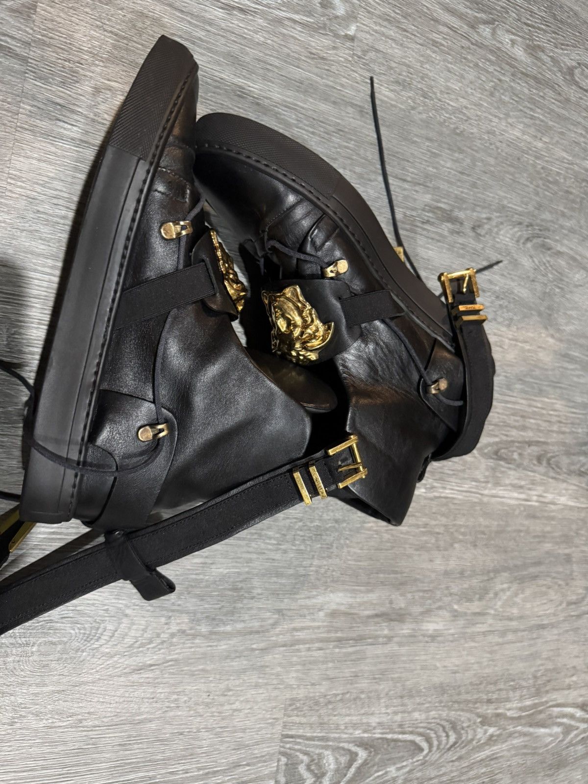 Versace VERSACE high top Medusa Head Sneakers Size US 10 / EU 43 - 4 Thumbnail