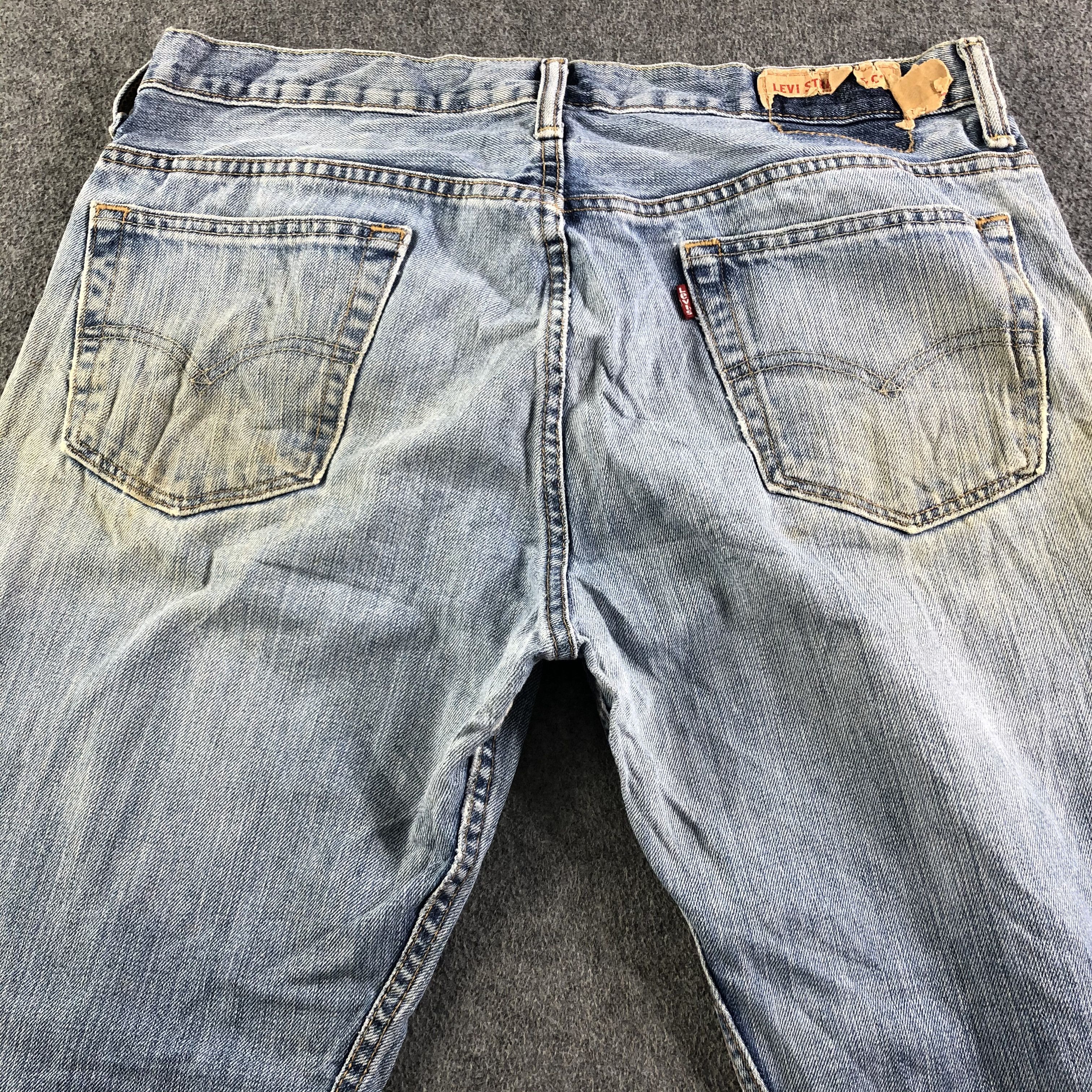 Levi's Vintage Blue Wash Levis 569 Jeans-J3308 Size US 36 / EU 52 - 4 Thumbnail