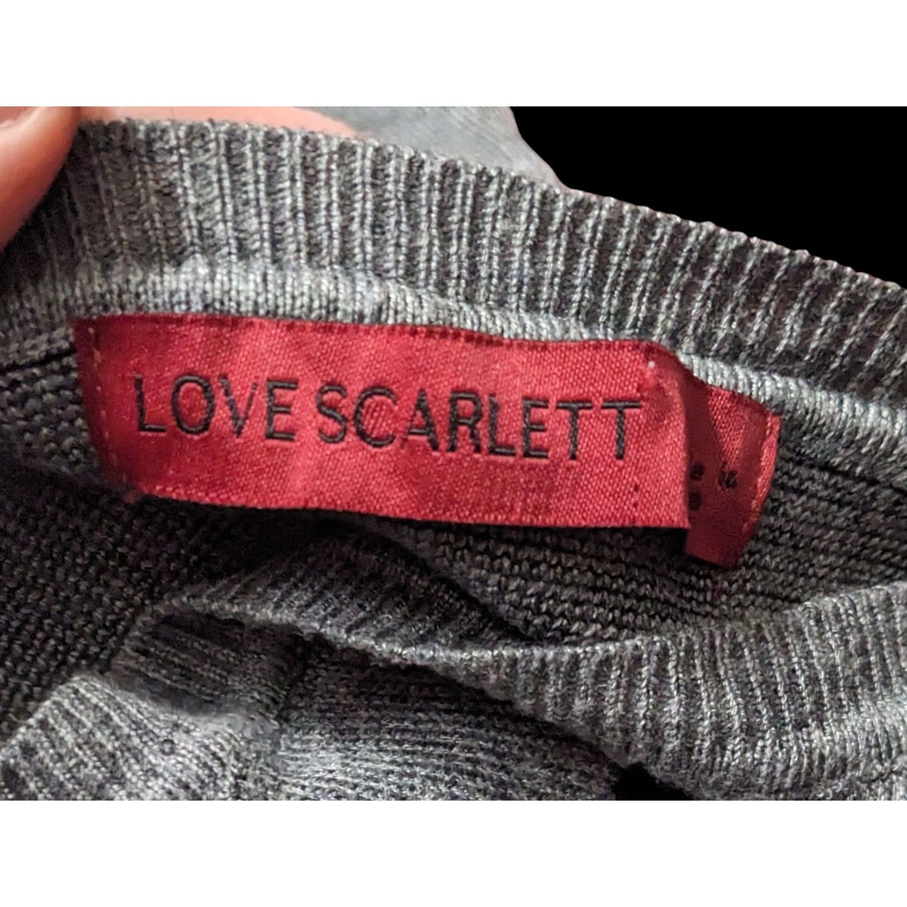 Other Love Scarlett Grey And Black Accent Striped Tie Waist Sweate Size L / US 10 / IT 46 - 3 Thumbnail