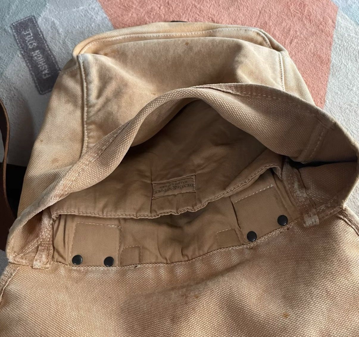 Denim & Supply Ralph Lauren Denim Supply Ralph Lauren Military Canvas Bag K22 Size ONE SIZE - 3 Thumbnail