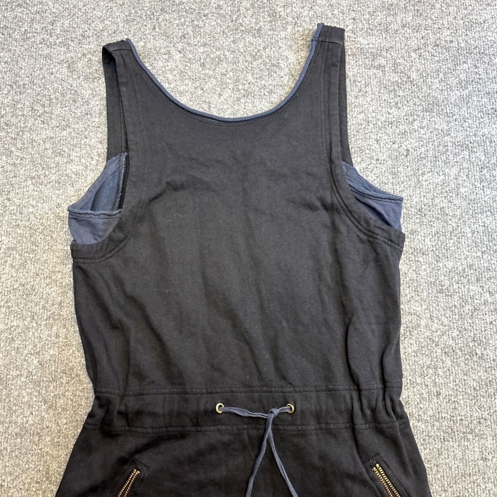 Marc by Marc Jacobs Marc Jacobs Navy Blue Sheath Mini Tank Sundress Dress Pockets Tie Waist Medium Size M / US 6-8 / IT 42-44 - 3 Thumbnail