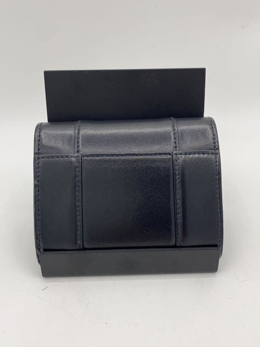 Balenciaga Balenciaga Hourglass Leather Mini Wallet Black Size ONE SIZE - 2 Thumbnail