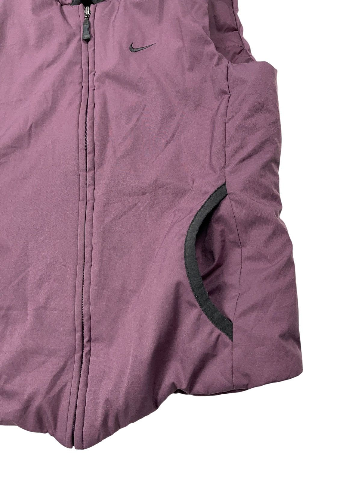 Nike × Vintage Vintage Nike Lavender Puffed Vest y2k Size S / US 4 / IT 40 - 5 Thumbnail