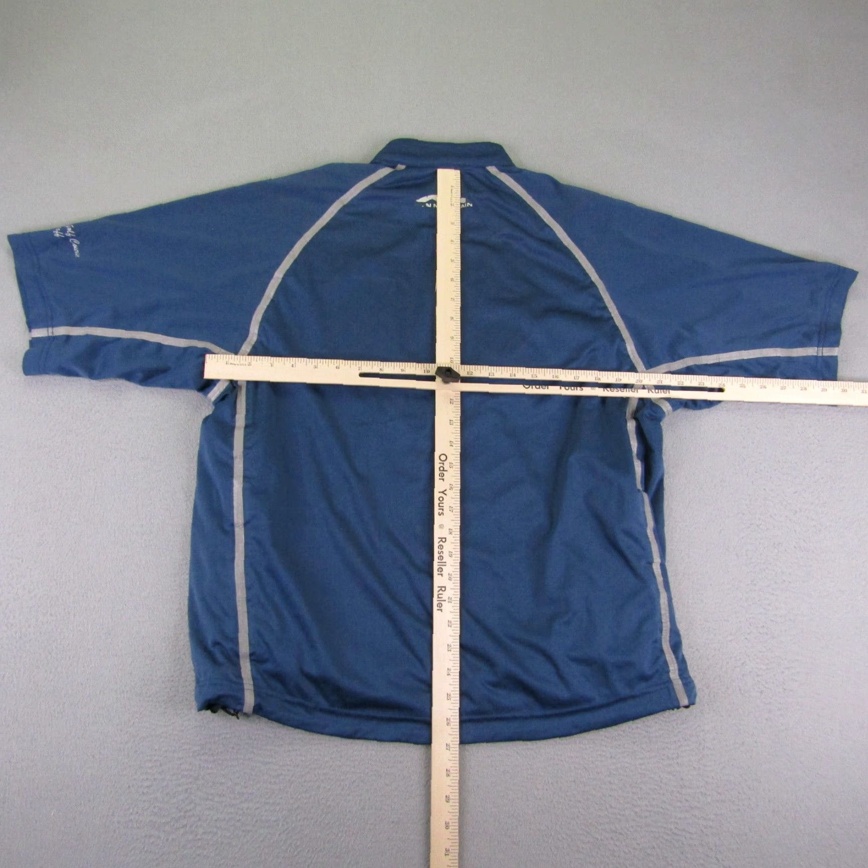 Vintage VINTAGE Sun Mountain Rainflex Jacket Mens Small Blue 1/4 Zip Waterproof Windbreaker Golf Mens Size US S / EU 44-46 / 1 - 7 Thumbnail