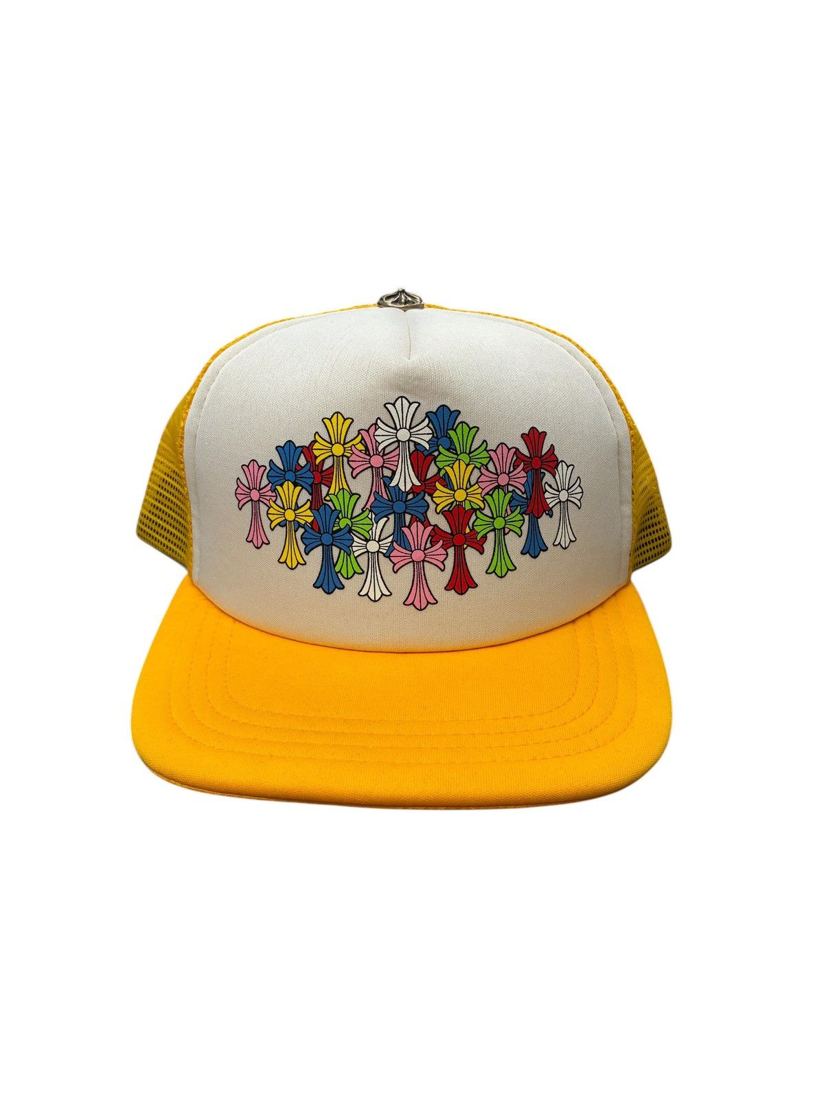 Chrome Hearts Chrome Hearts Multicolor Cross Hat Yellow Size ONE SIZE - 1 Thumbnail