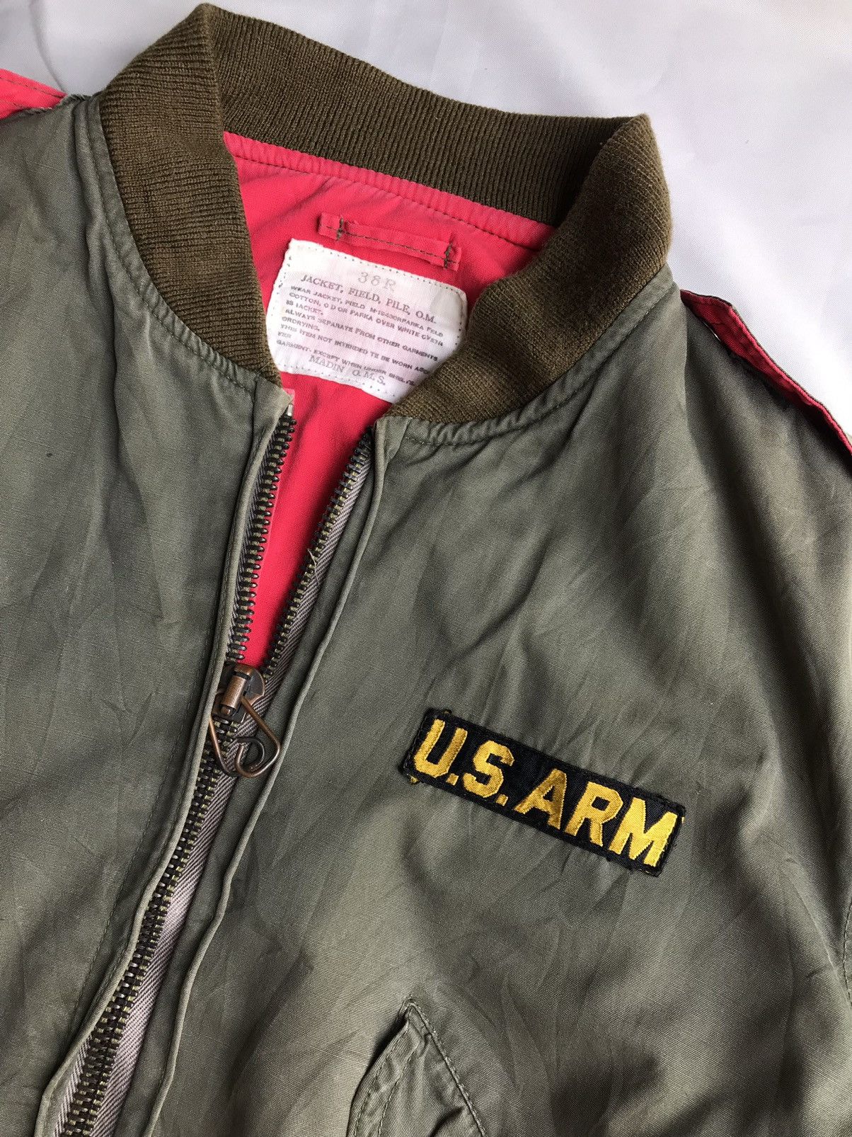 Vintage Vintage Field Pile Bomber Jacket Size US M / EU 48-50 / 2 - 4 Thumbnail