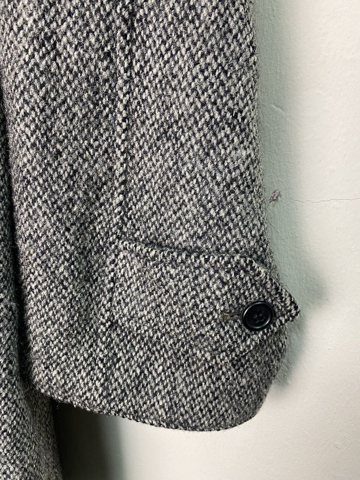 Burberry Rare Vtg Burberrys x Harris Tweed Reversible wool Jacket Size US L / EU 52-54 / 3 - 8 Thumbnail