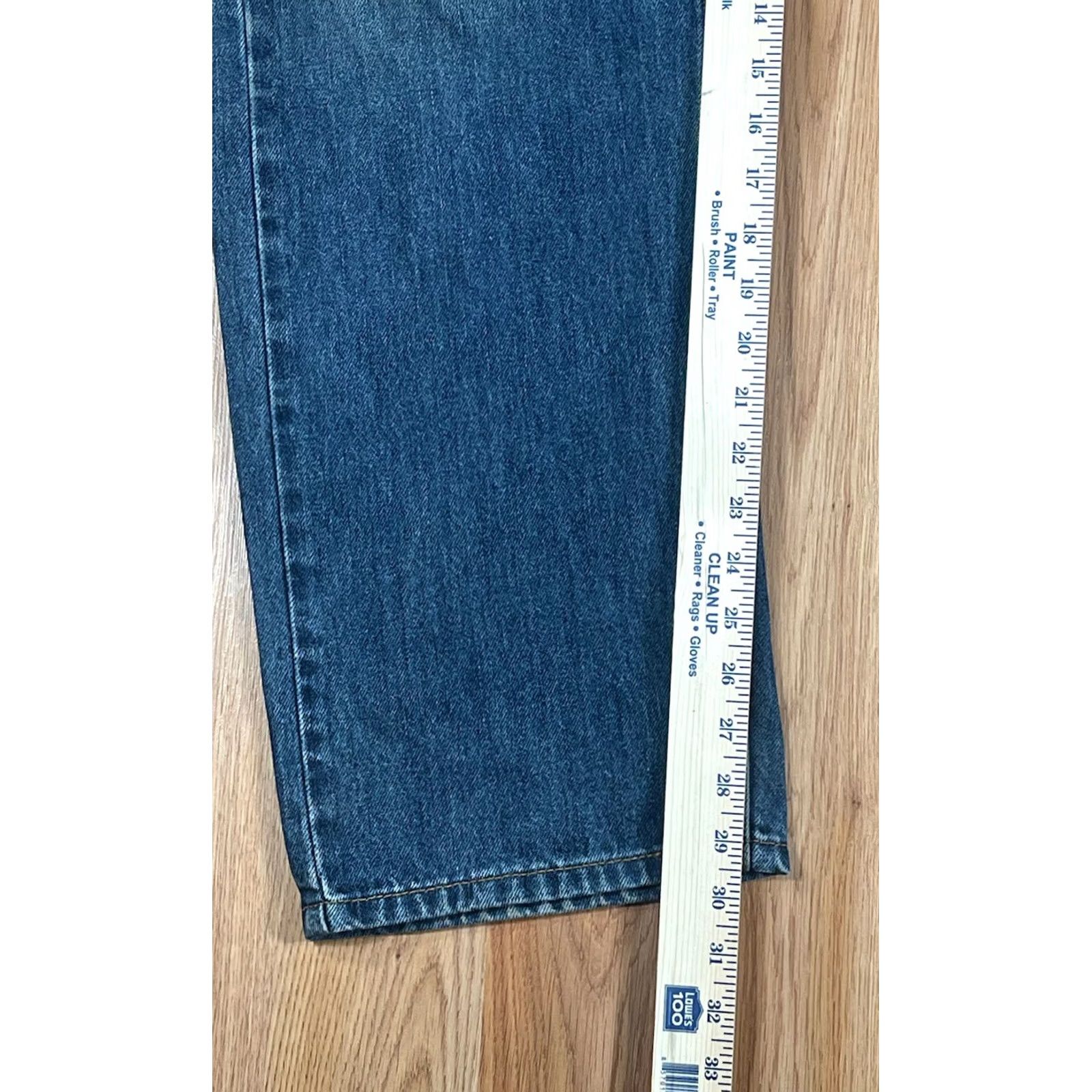 Levi's LEVI'S 505 Straight Leg Fit Jeans Men’s 38Wx30L Blue Denim 100% Cotton Strauss Size US 38 / EU 54 - 6 Thumbnail