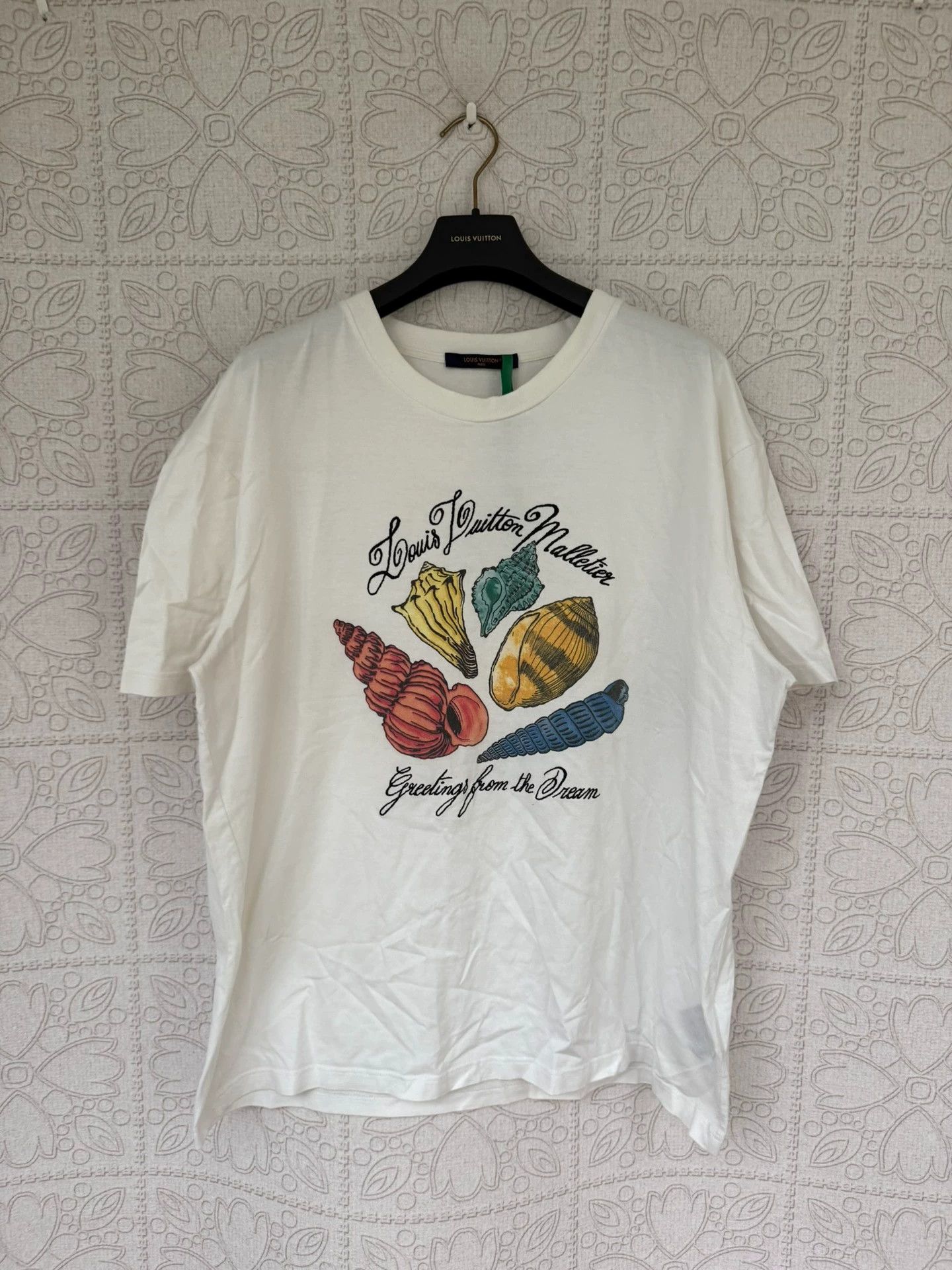 Louis Vuitton louis vuitton seashell embroidered short sleeve tee Size XL / US 12-14 / IT 48-50 - 1 Thumbnail