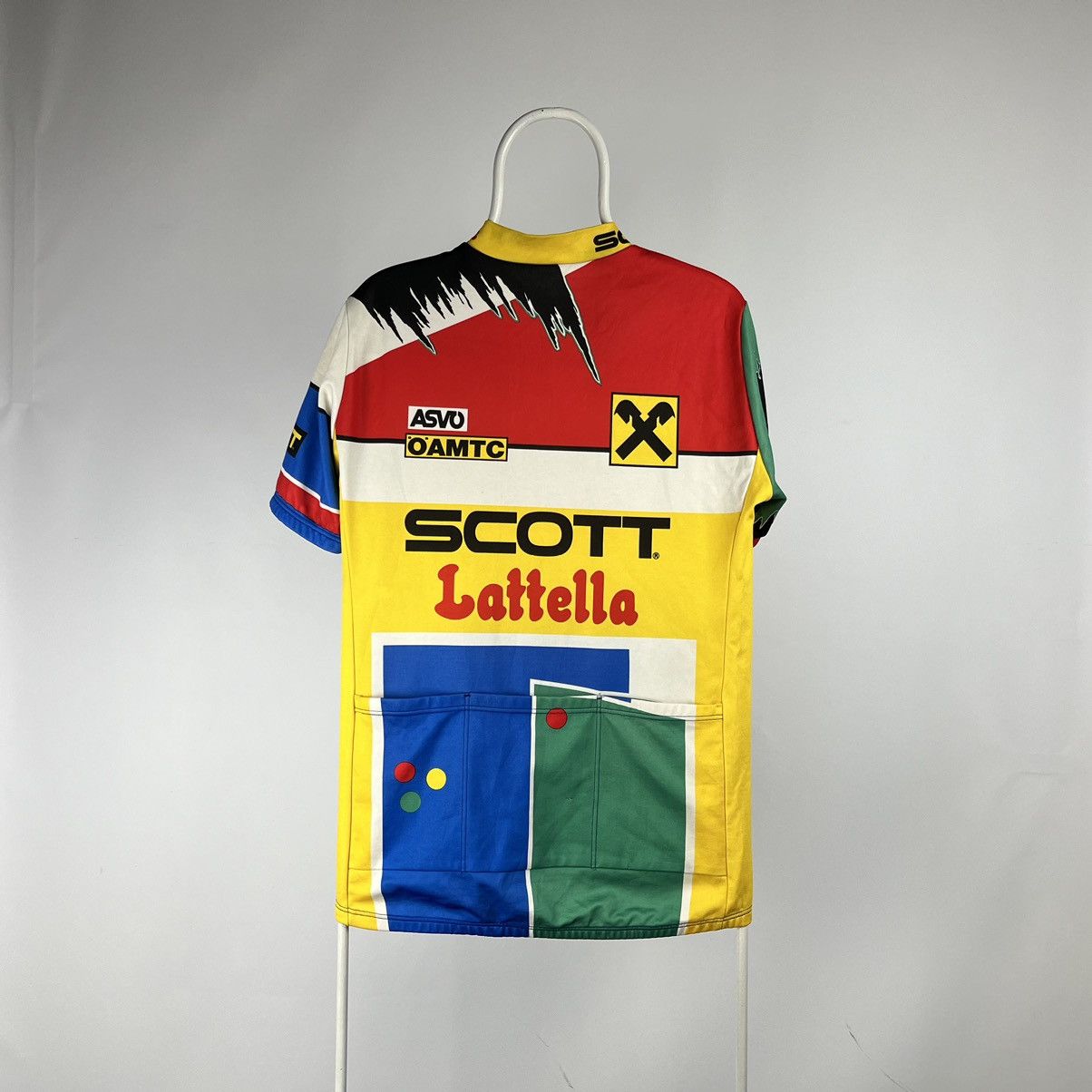 Vintage Scott Lattella Vintage Cycling Jersey Men's Switzerland Size US M / EU 48-50 / 2 - 2 Thumbnail