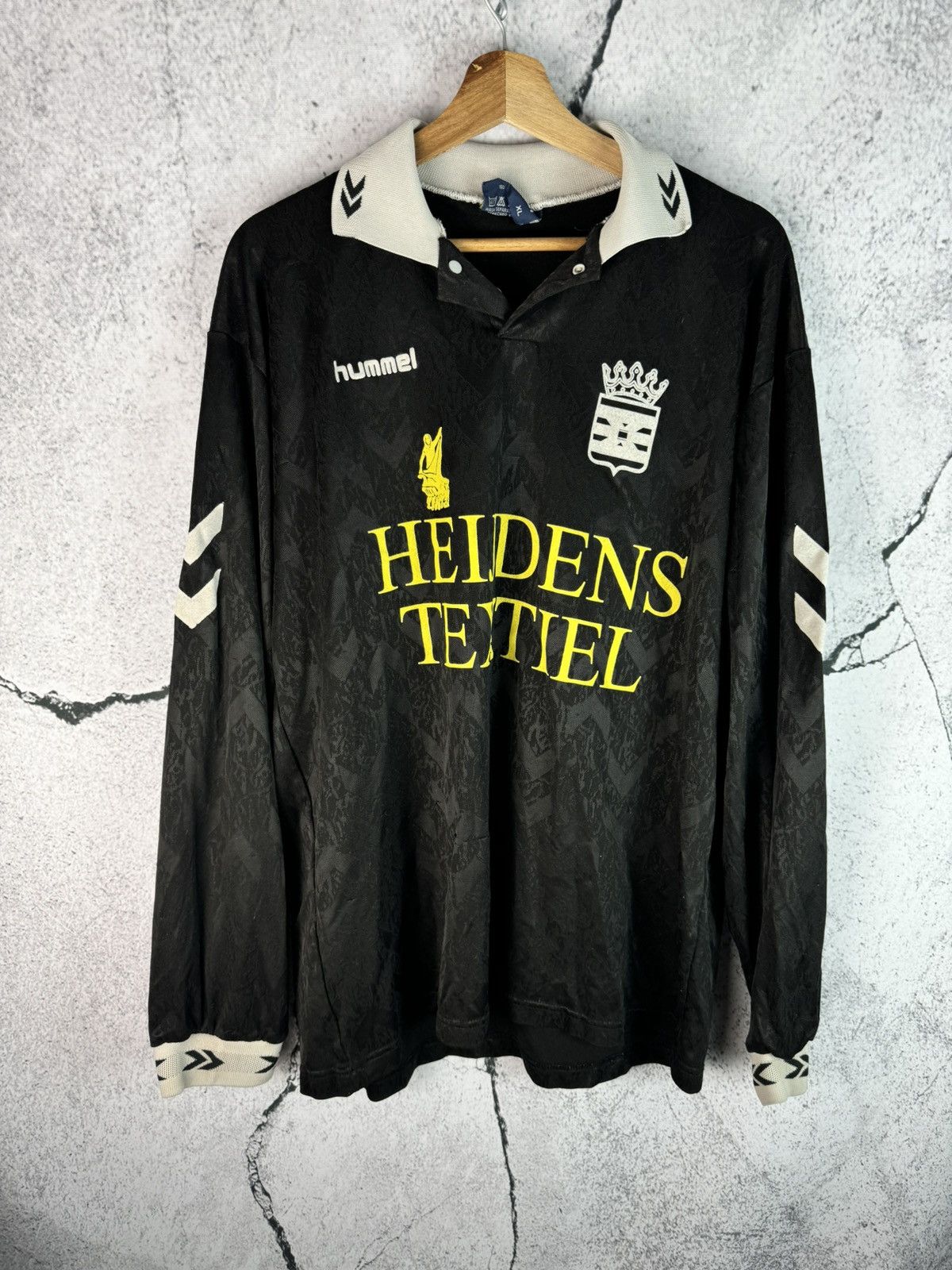 Hummel Vintage Soccer Football jersey Shirt XL 90s kit jersey Size US XL / EU 56 / 4 - 1 Thumbnail