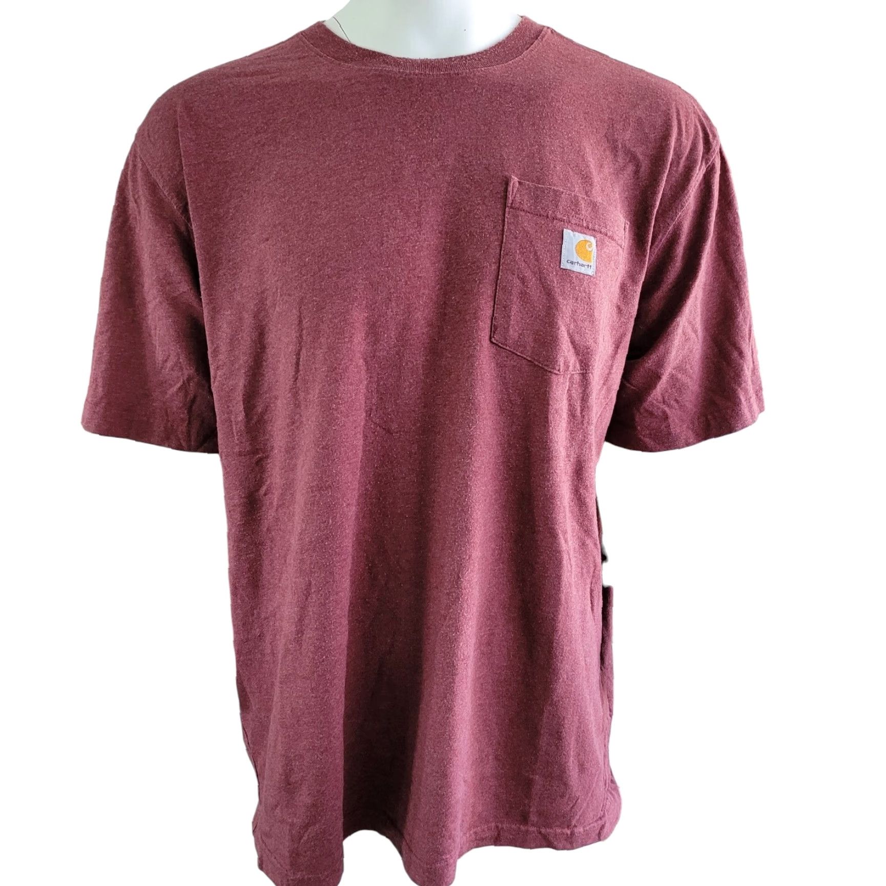 Carhartt VINTAGE Carhartt T-Shirt - Men's XL - Maroon - Original Fit Size US XL / EU 56 / 4 - 2 Thumbnail