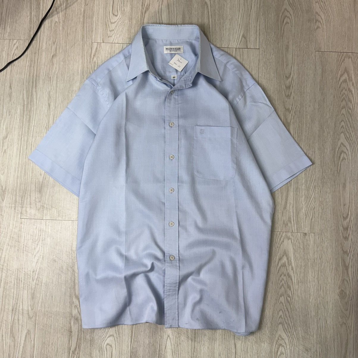 Givenchy GIVENCHY Monsieur shirts basic blue pocket logo Size US XL / EU 56 / 4 - 1 Thumbnail