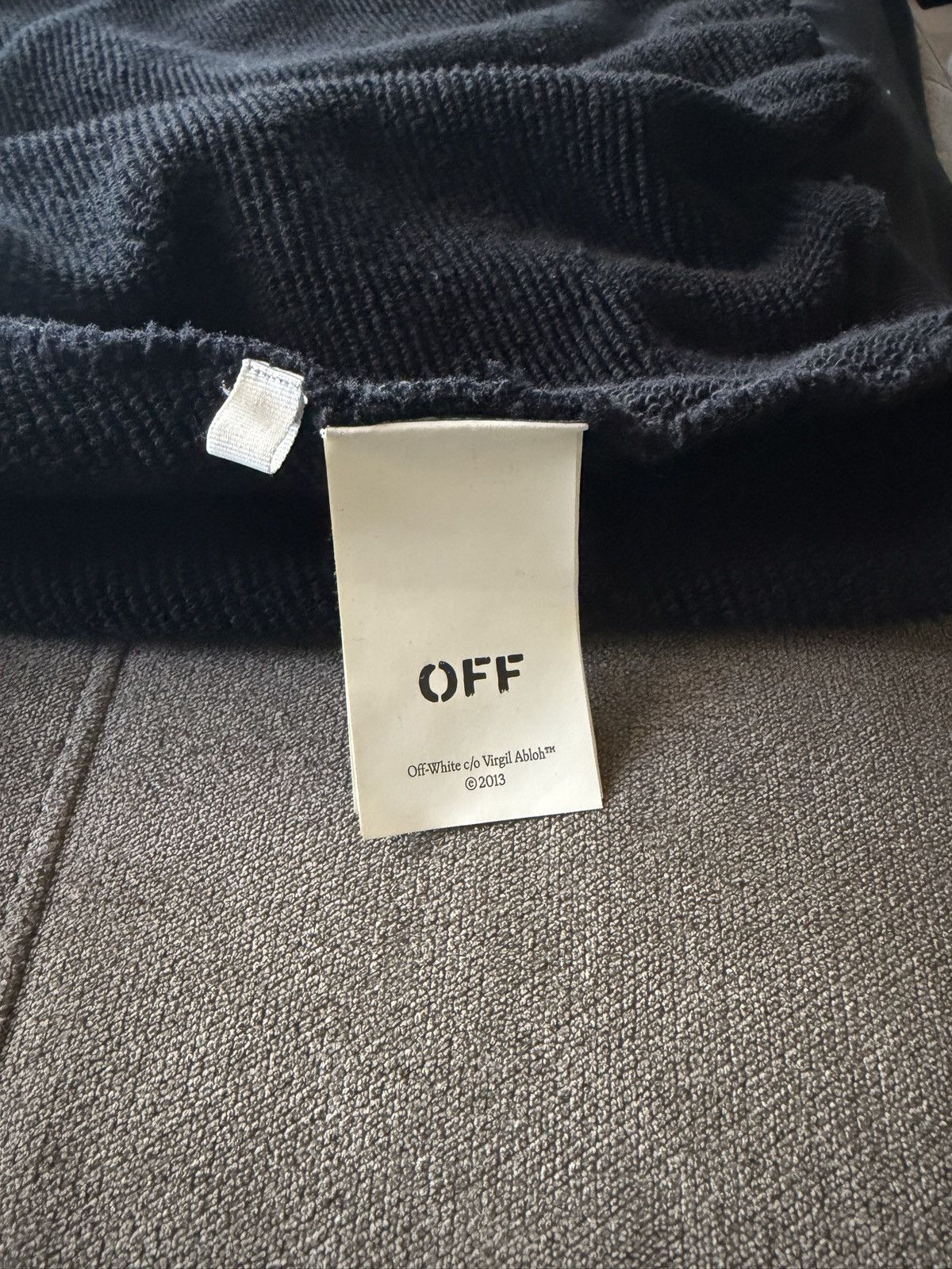 Off-White Off-White - Printed Cotton-Jersey Hoodie - Black Size US S / EU 44-46 / 1 - 12 Thumbnail