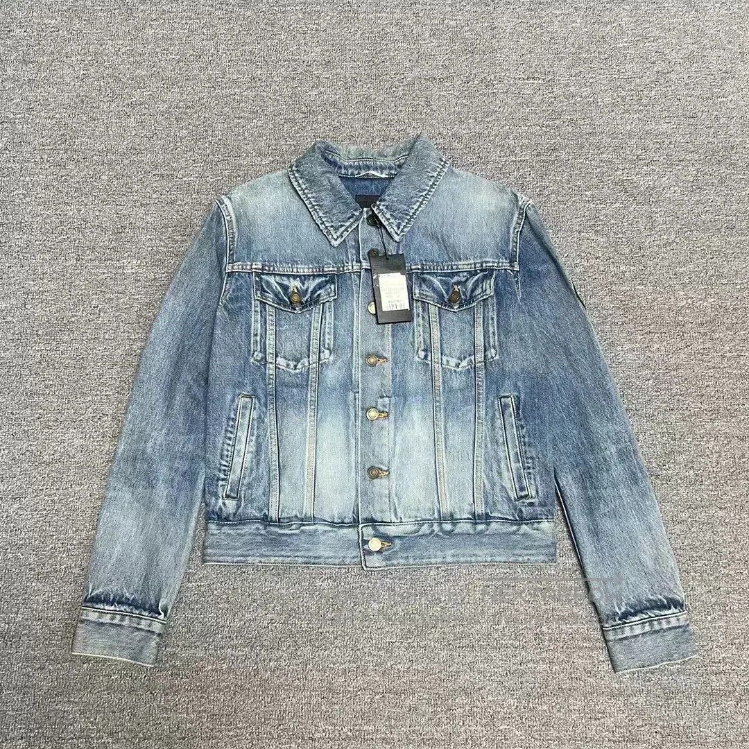 Saint Laurent Paris Saint Laurent SLP Washed Denim Jacket. Size US S / EU 44-46 / 1 - 1 Thumbnail