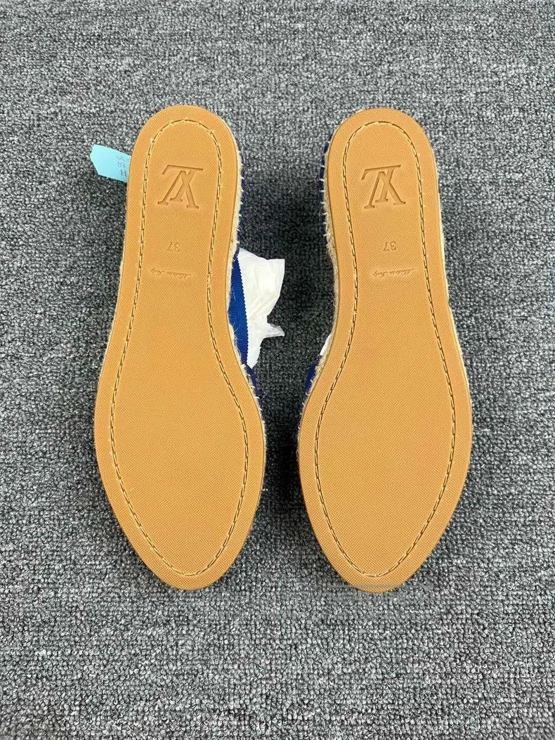 Louis Vuitton Louis Vuitton Blue Espadrilles. Size US 6 / EU 39 - 5 Thumbnail