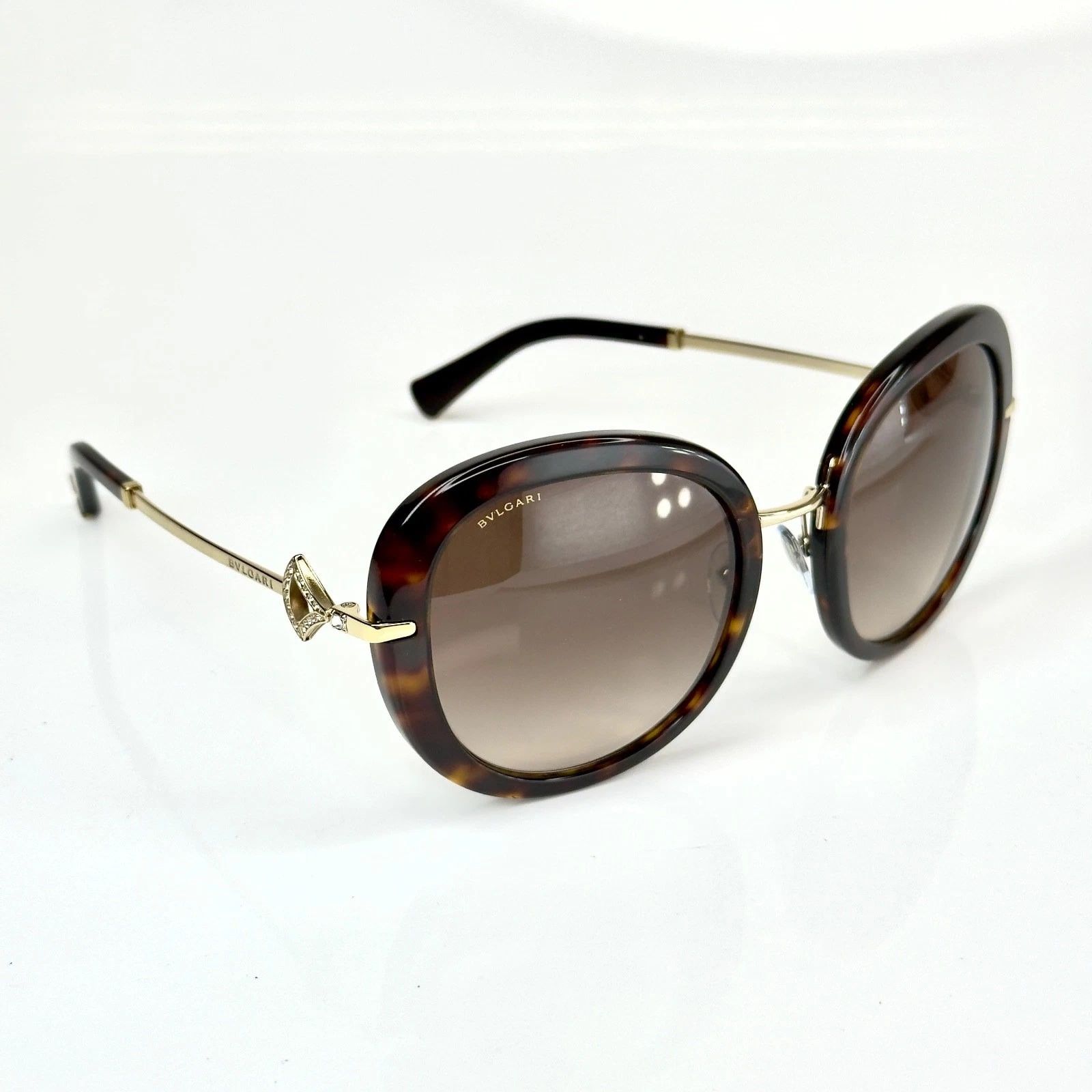 Bvlgari BULGARI BV8196B 8196 DIVAS DREAM Oval Havana Fan Sunglasses Size ONE SIZE - 9 Thumbnail