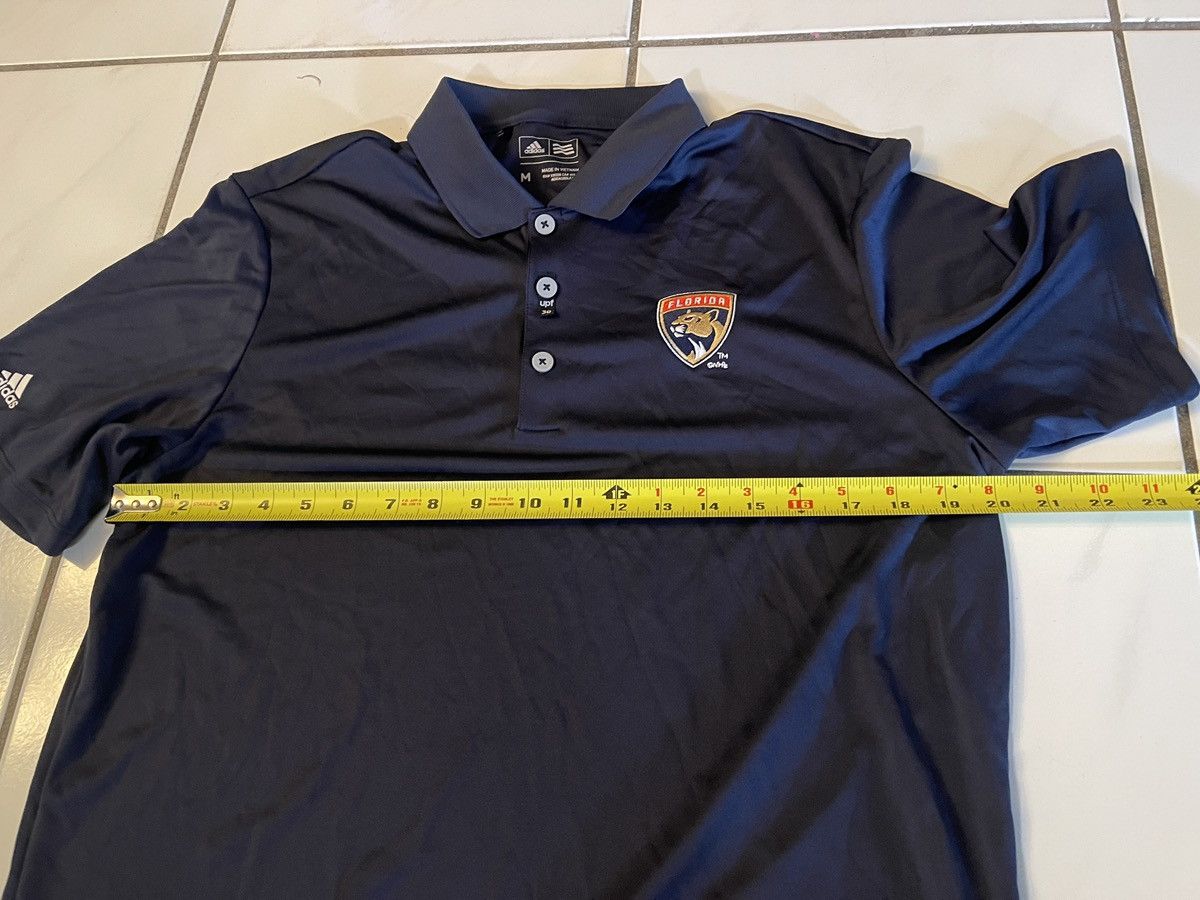 Adidas Florida Panthers Adidas Polo Shirt Mens Medium Navy Blue NHL Size US M / EU 48-50 / 2 - 4 Thumbnail