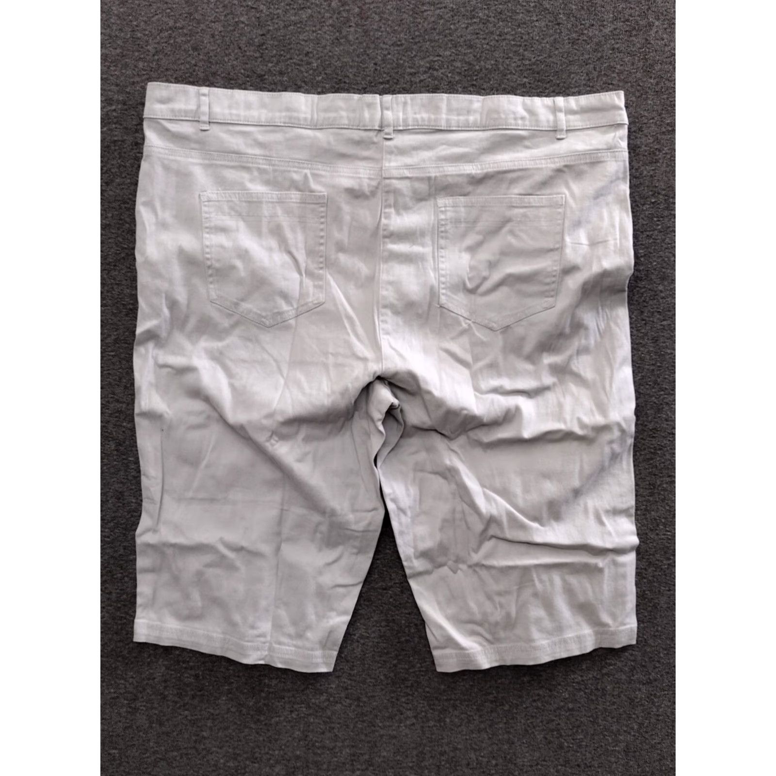 Vintage Bexley's Woman Cotton Relaxed Chino Long Shorts White 50 Womens Shorts Chino Casual Summer 50 White Womens Size 36" / US 14 / IT 50 - 2 Thumbnail