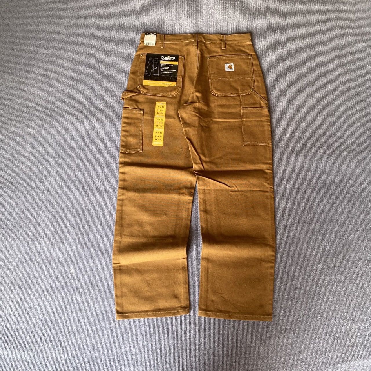 Carhartt × Vintage (34x31) Crazy Vintage Carhartt Double Knee B01 BRN Size US 34 / EU 50 - 1 Thumbnail