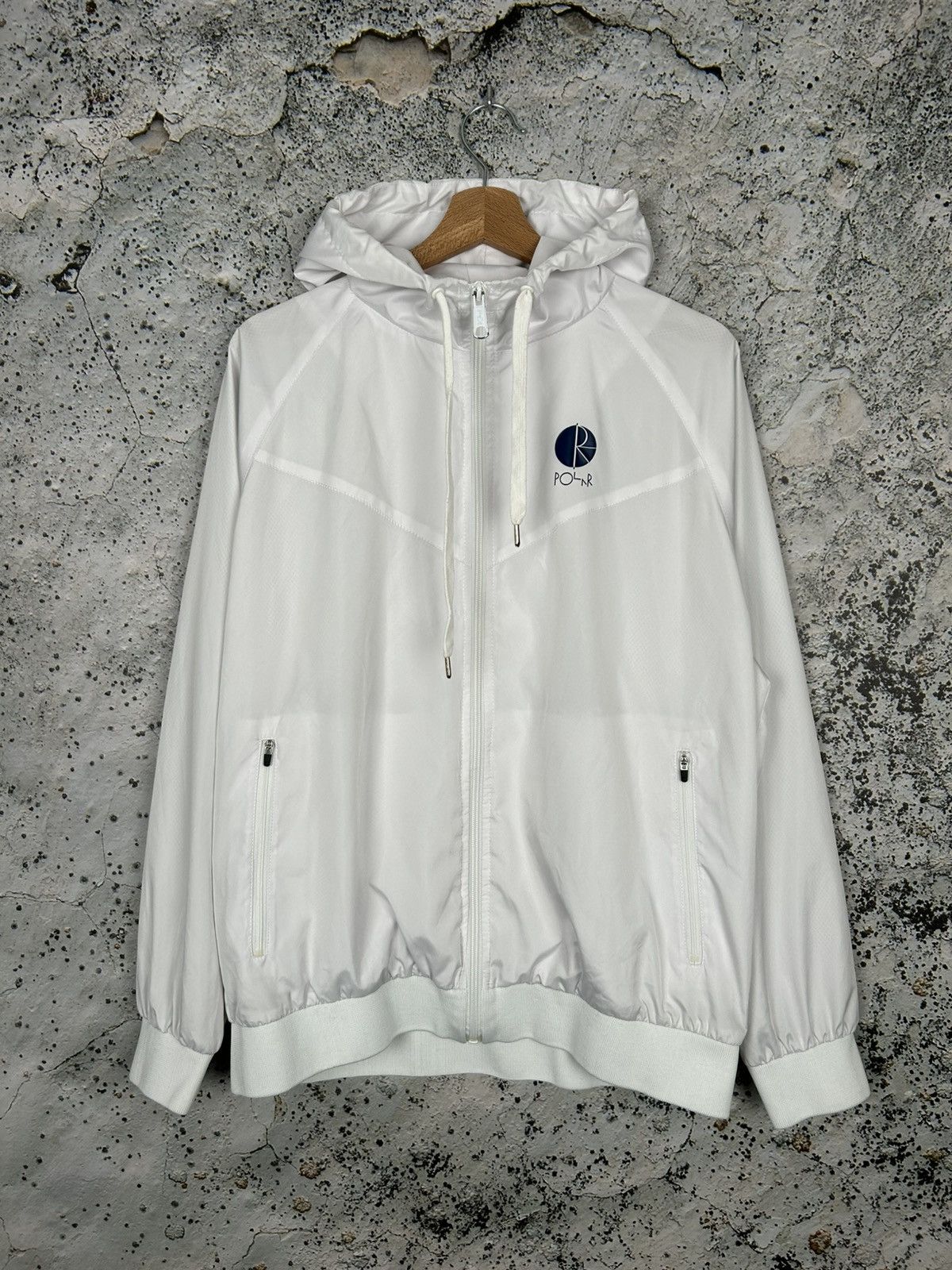 Polar Skate Co. Polar Skate Co White Light Jacket Rain Skateboarding Size US M / EU 48-50 / 2 - 1 Thumbnail