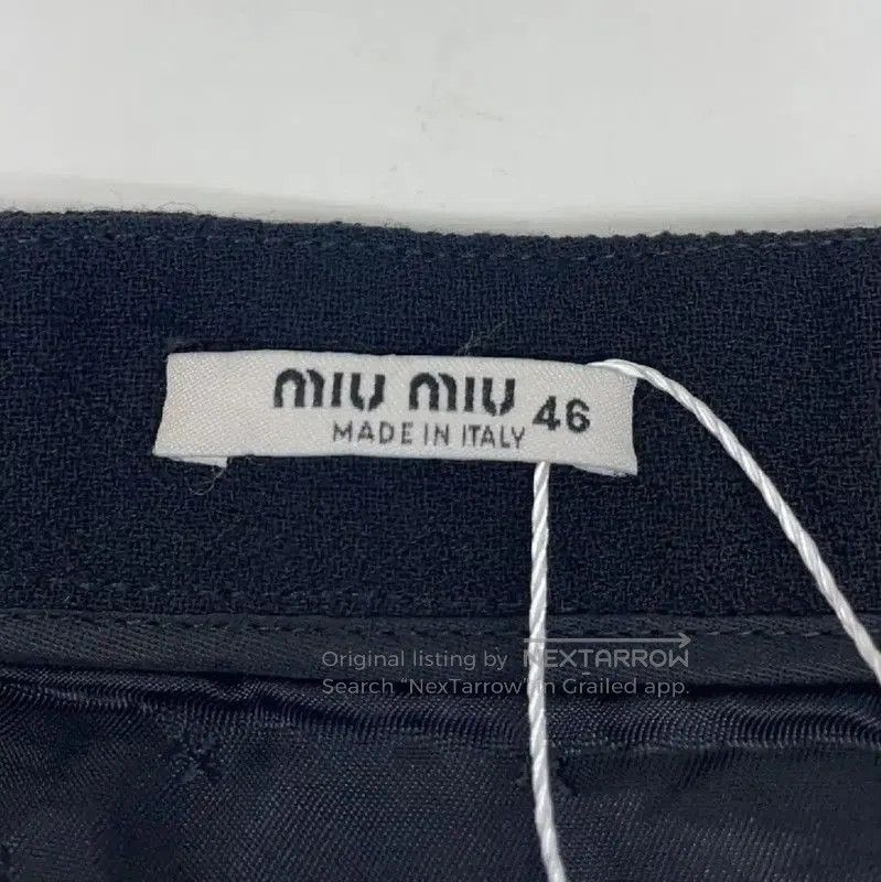 Miu Miu Miu Miu Black Wool Women’s Skirt . Size 33" - 3 Thumbnail