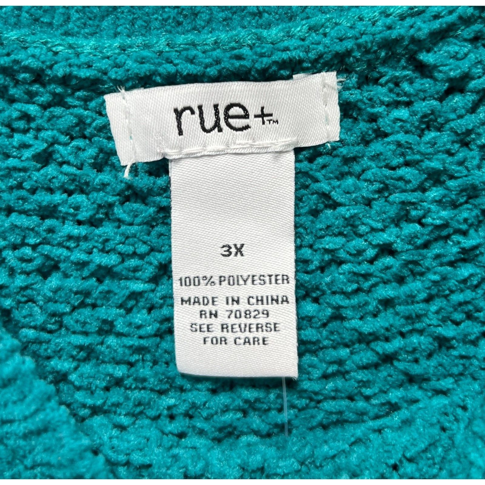 Other Rue + - Women's Long Sleeve Round Neck Crochet - Sweater - G Size 3XL / US 20-22 - 9 Thumbnail
