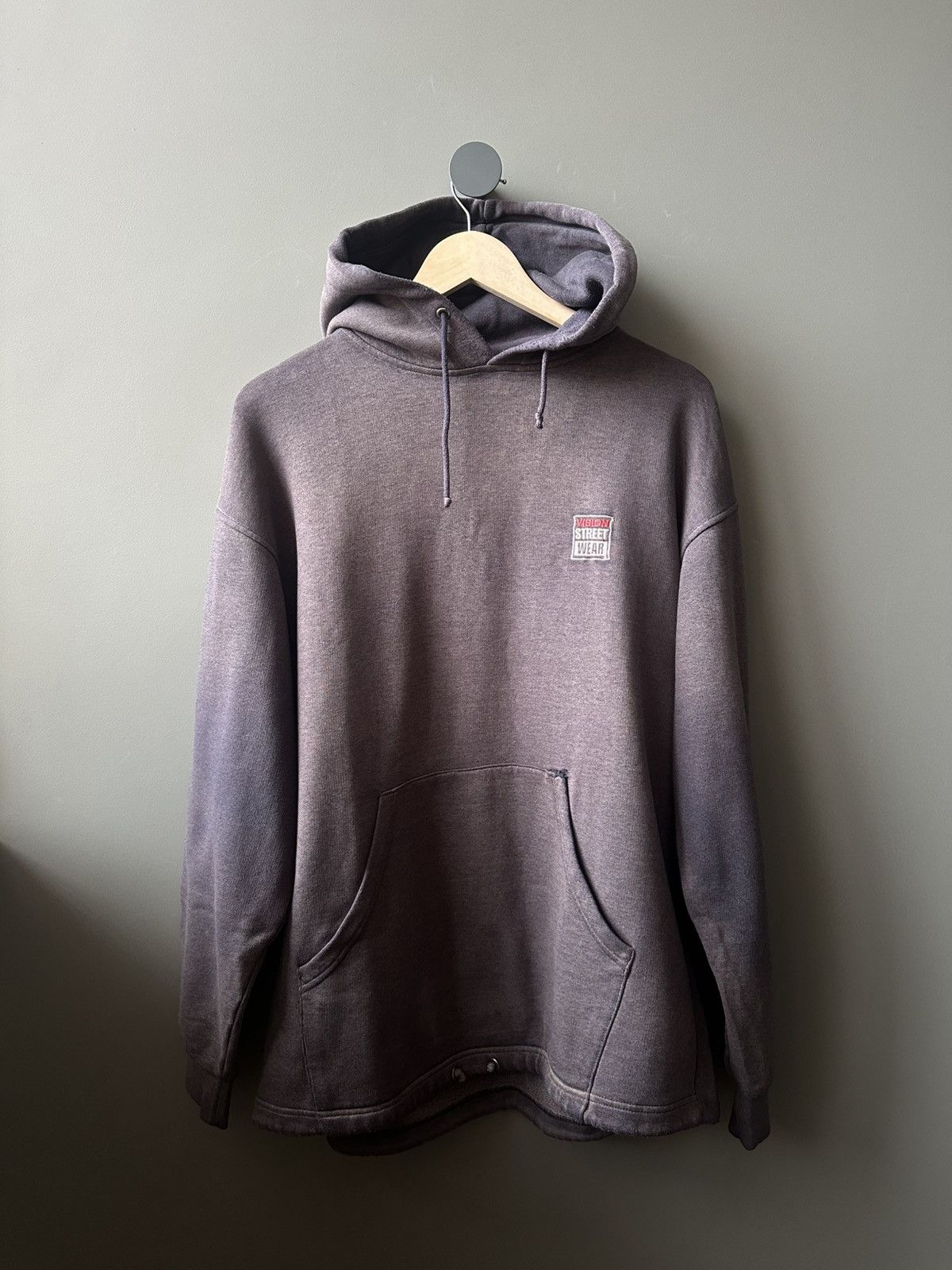 Vision Streetwear Vintage 90s Vision Streetwear Reversible Graphic Logo Hoodie Size US L / EU 52-54 / 3 - 1 Thumbnail