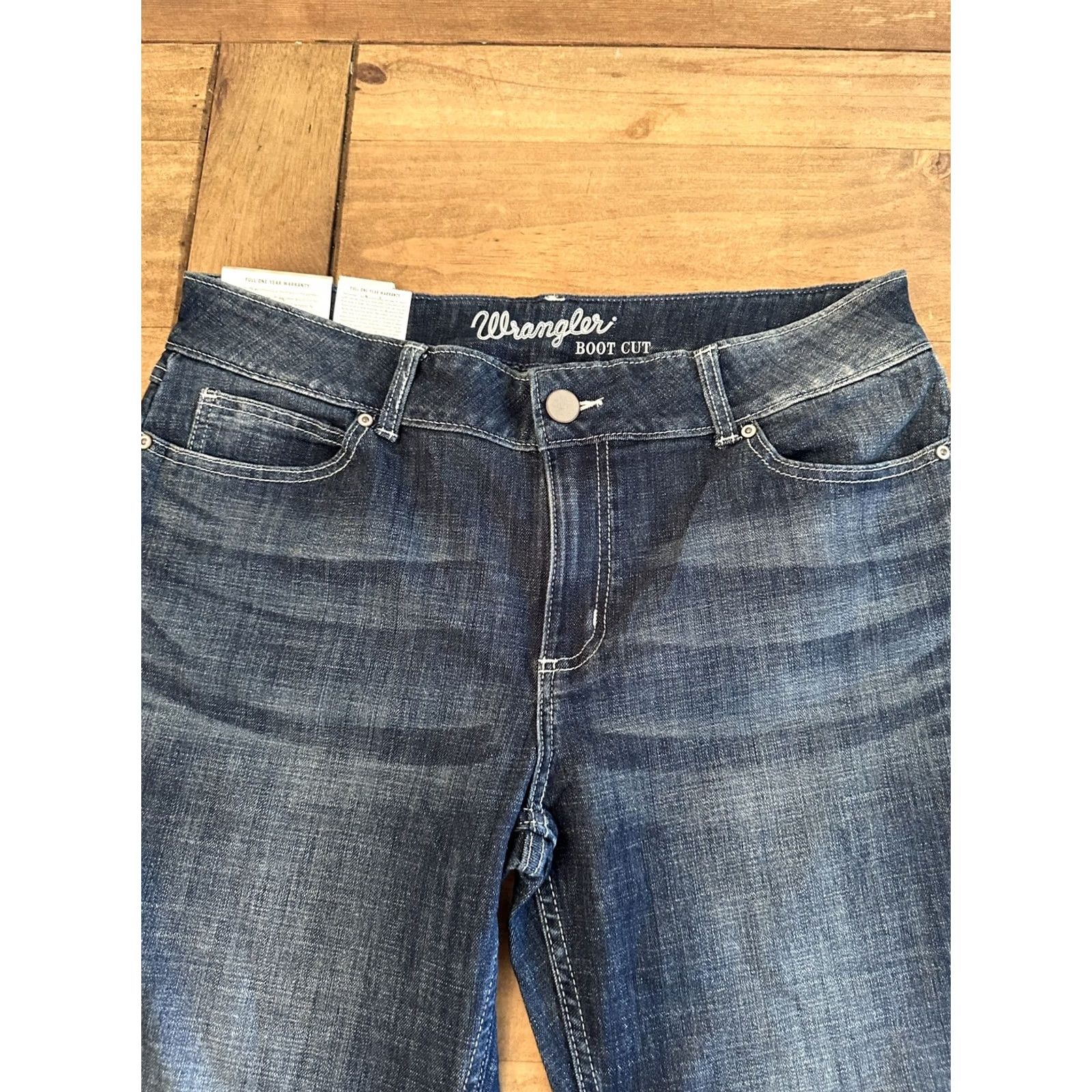 Wrangler Wrangler Jeans Womens 15/16x32 Blue NEW Bootcut Denim Ladies New With Tags Jeans Size 36" / US 14 / IT 50 - 5 Thumbnail