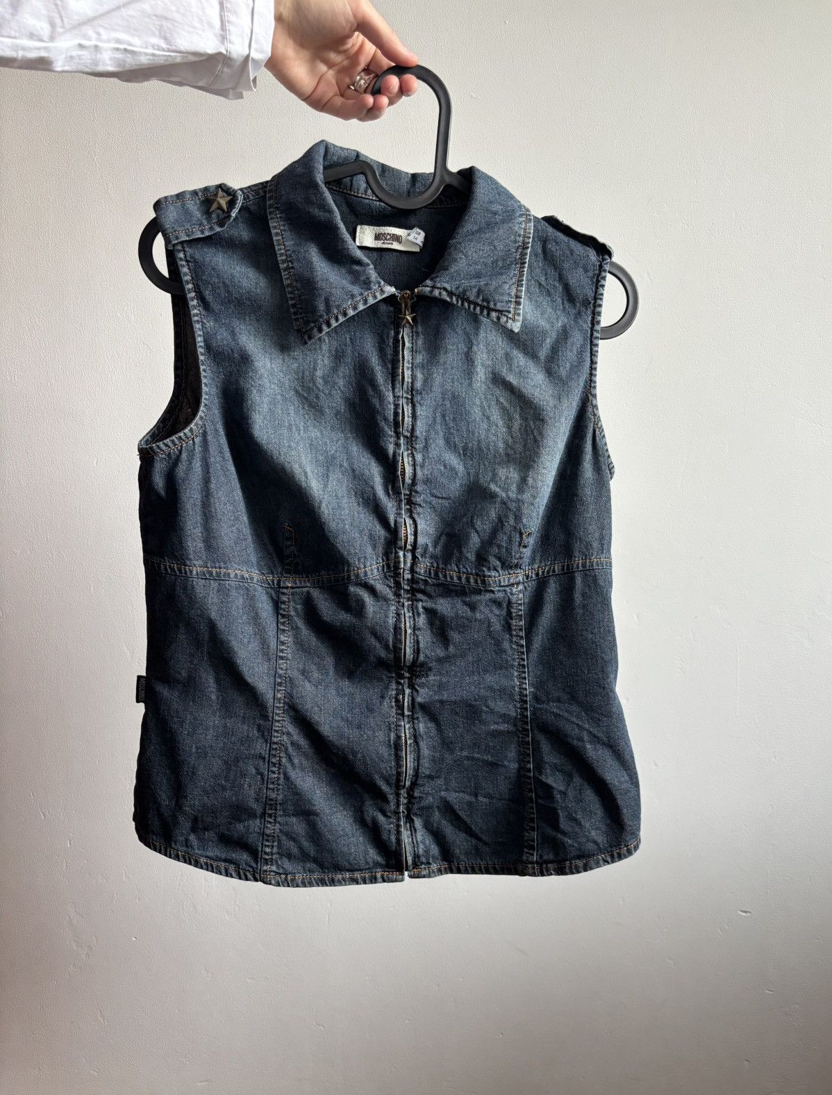 Moschino Moschino jeans made in Italy vintage archived pattern vest Size S / US 4 / IT 40 - 4 Thumbnail