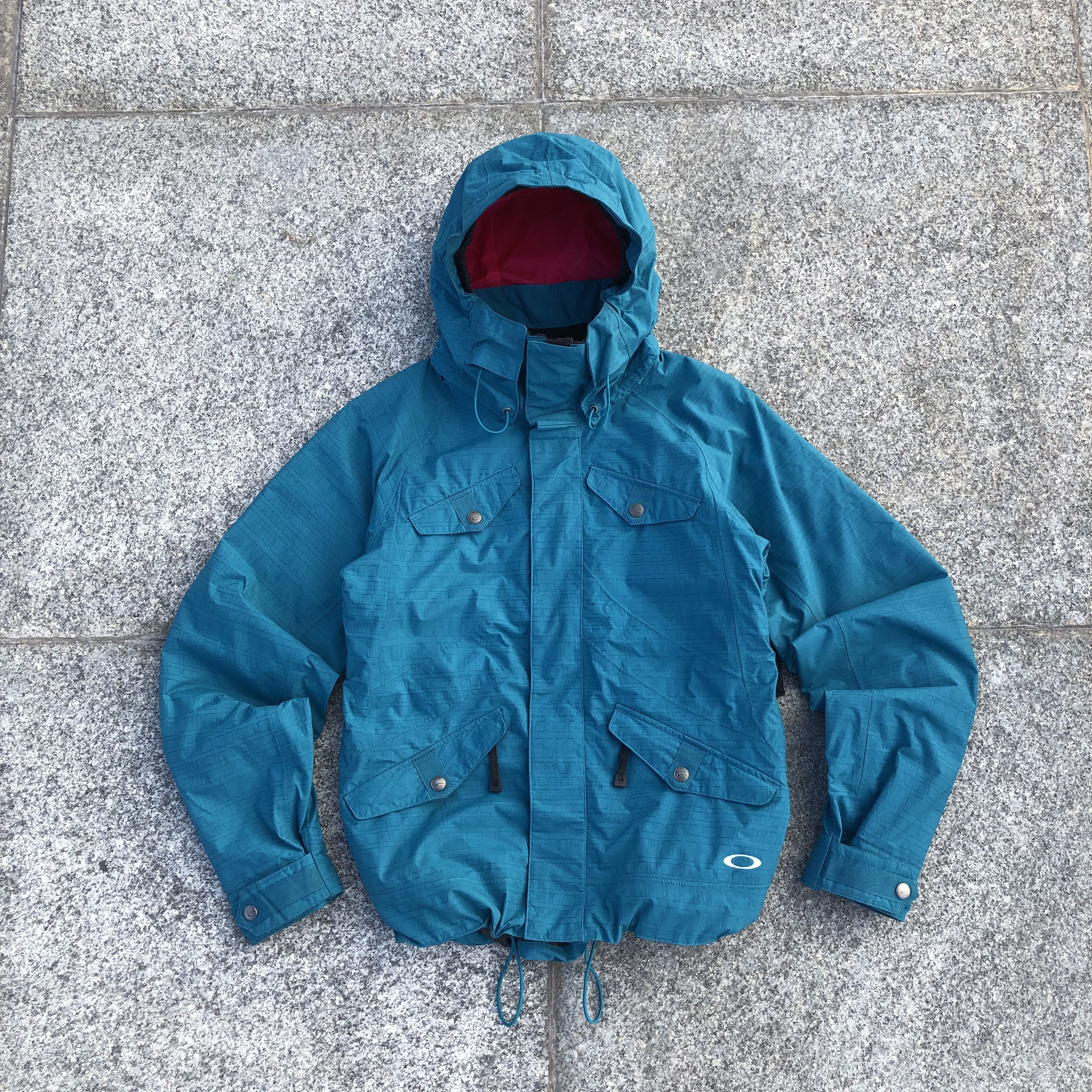 Oakley 00s Oakley Technical Ski Jacket Teal Blue Magnetic Closure Size US XS / EU 42 / 0 - 1 Thumbnail