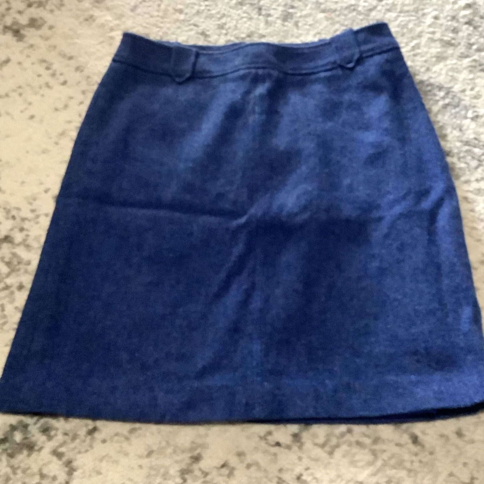 Talbots Talbots Skirt Womens Size 2 Pencil Straight Wool Blue Zip Career Classic Dry Clean Only Regular Short Lined Womens Size 26" / US 2 / IT 38 - 2 Thumbnail