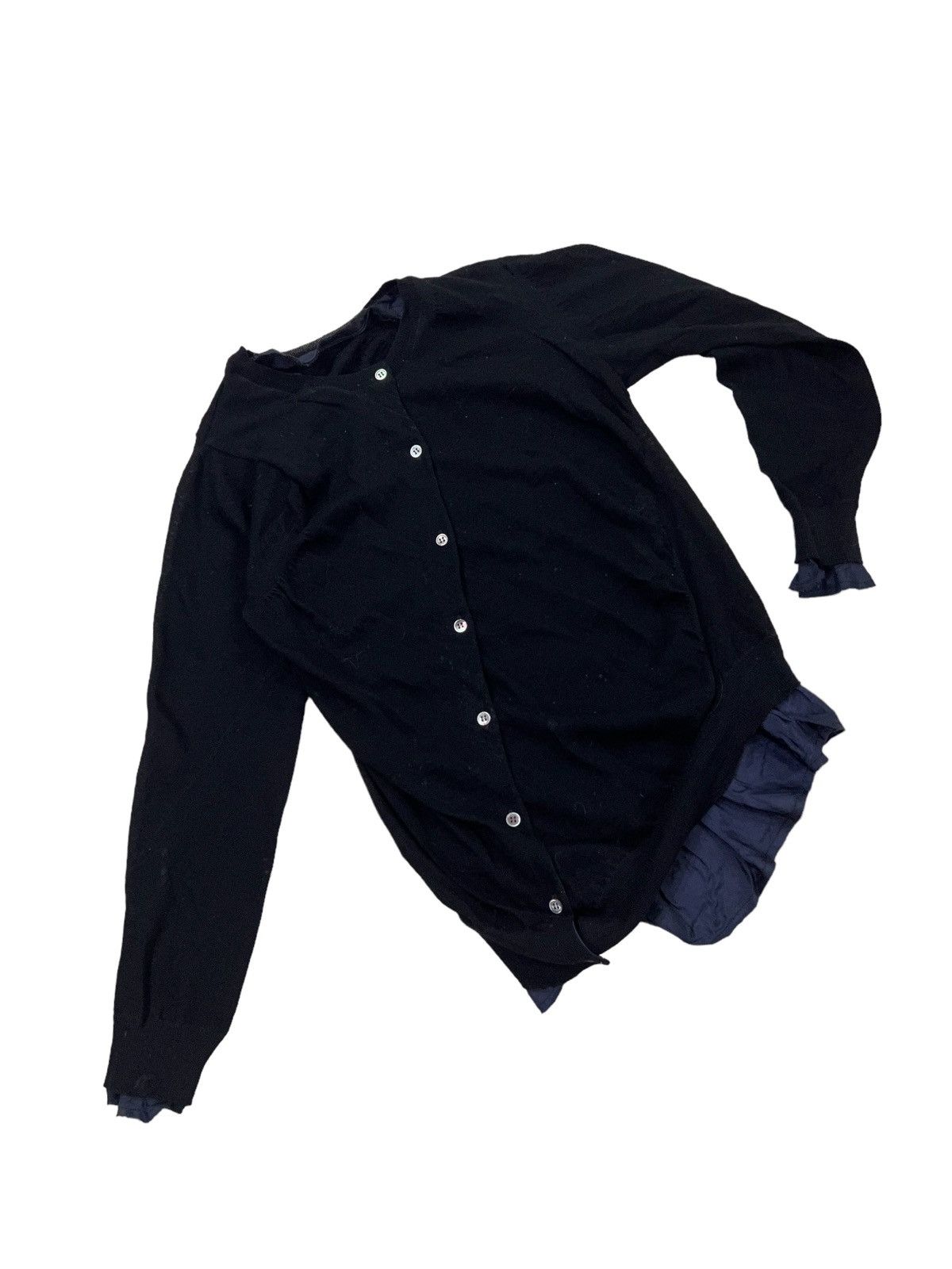 Sacai Kaws Jacquard cardigan | Grailed