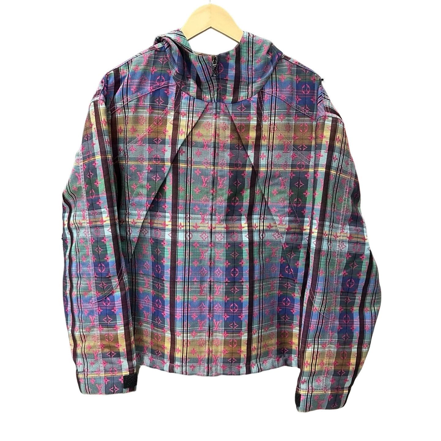 Louis Vuitton Louis Vuitton Monogram Plaid Hooded Jacket Size M Size US M / EU 48-50 / 2 - 1 Thumbnail
