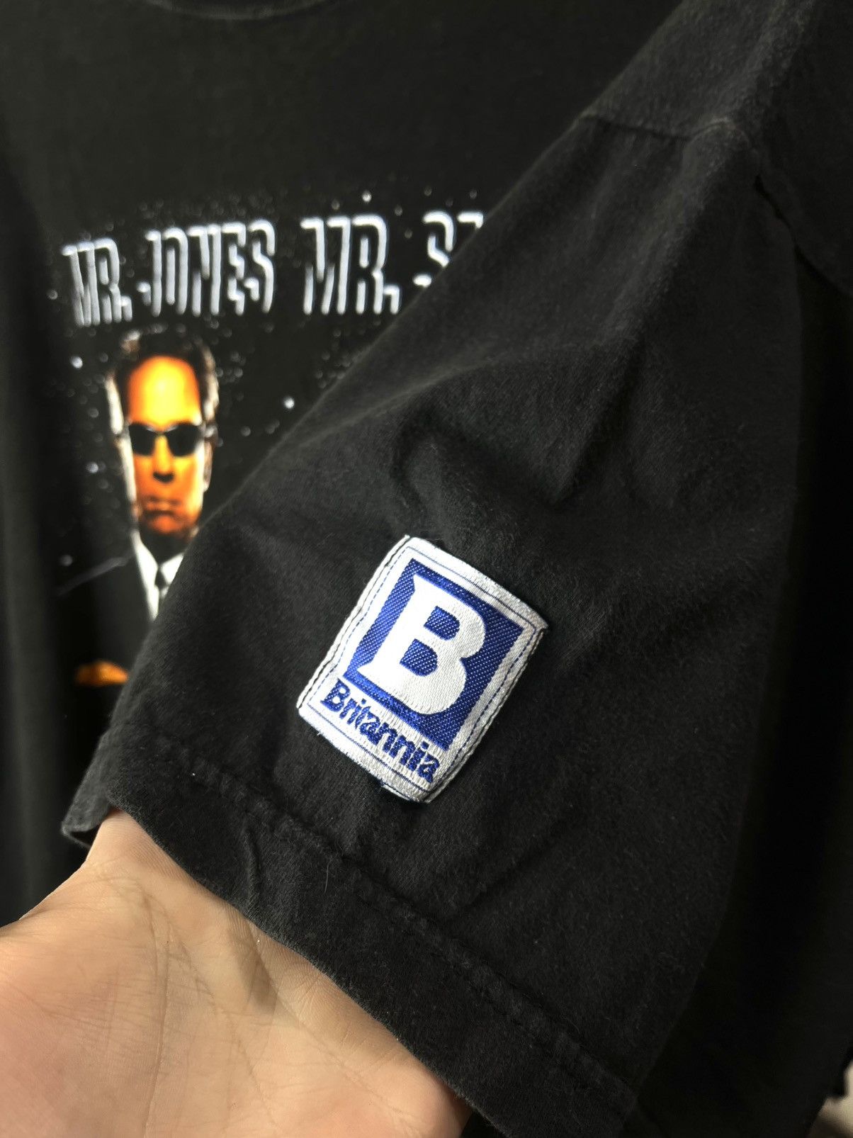 Vintage Rare! 1997 Vintage Men In Black MIB Movie T Shirt Will Smith Size US XL / EU 56 / 4 - 4 Thumbnail