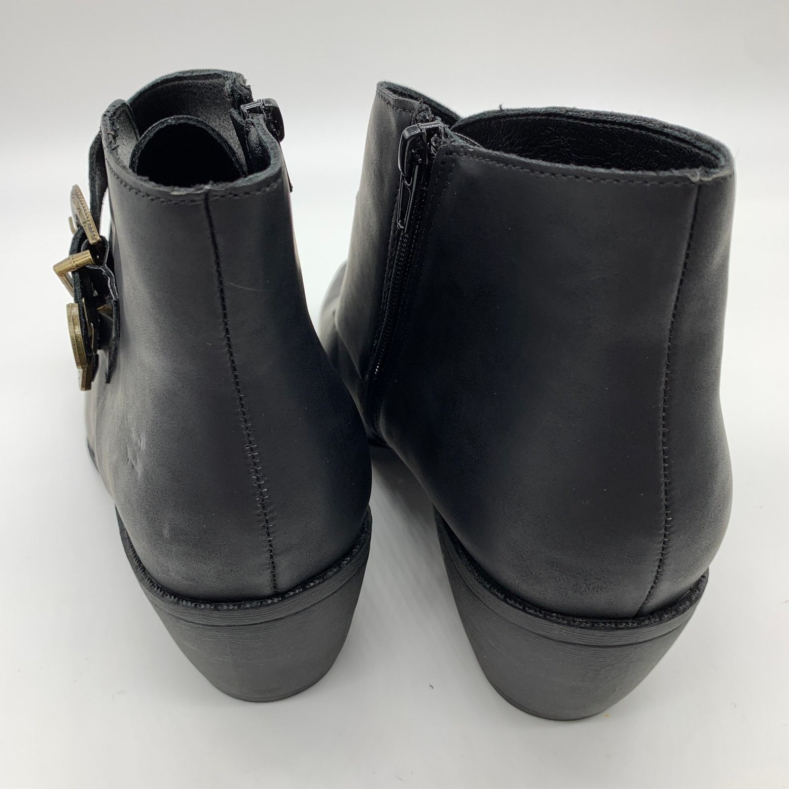 Other Black Ankle Bootie Women Size 10 Solid Faux leather Pointed Size US 10 / IT 40 - 5 Thumbnail
