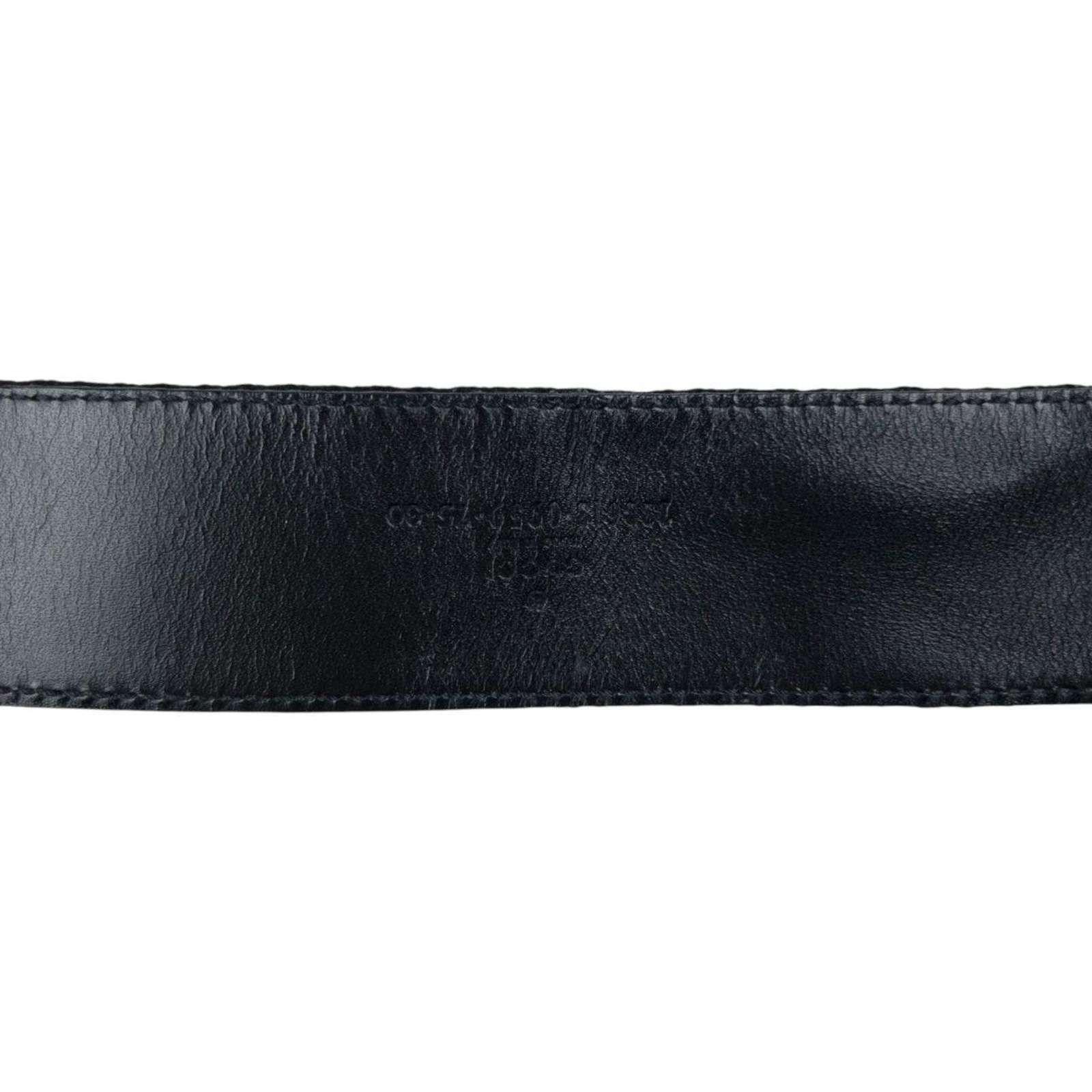 Gucci Vintage Gucci Stripe Leather Belt Size W26 Size ONE SIZE - 6 Thumbnail
