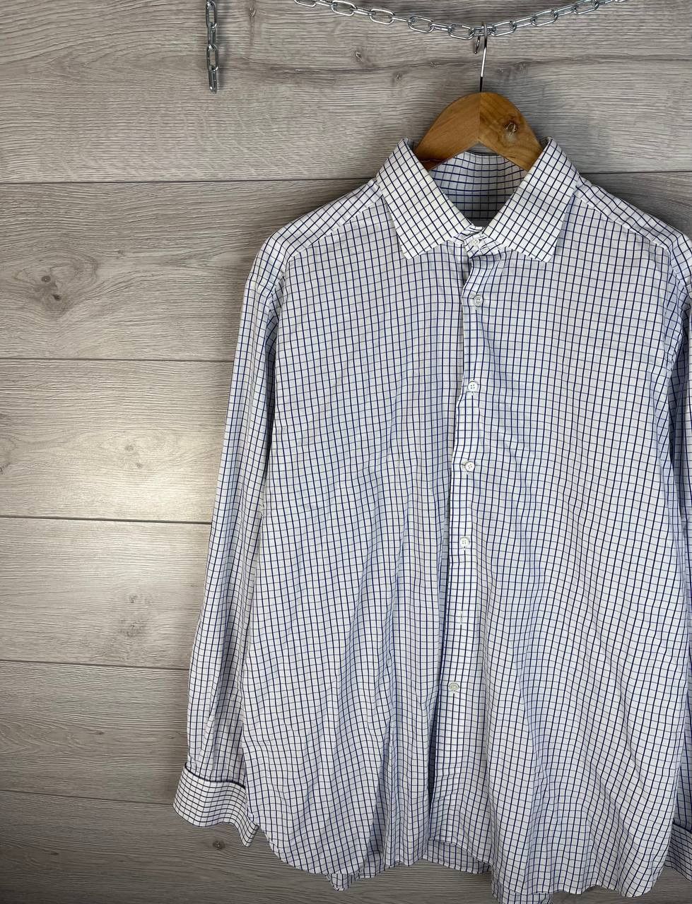 Other Men’s Button-down shirt Brioni made in Italy cotton Size US L / EU 52-54 / 3 - 8 Thumbnail