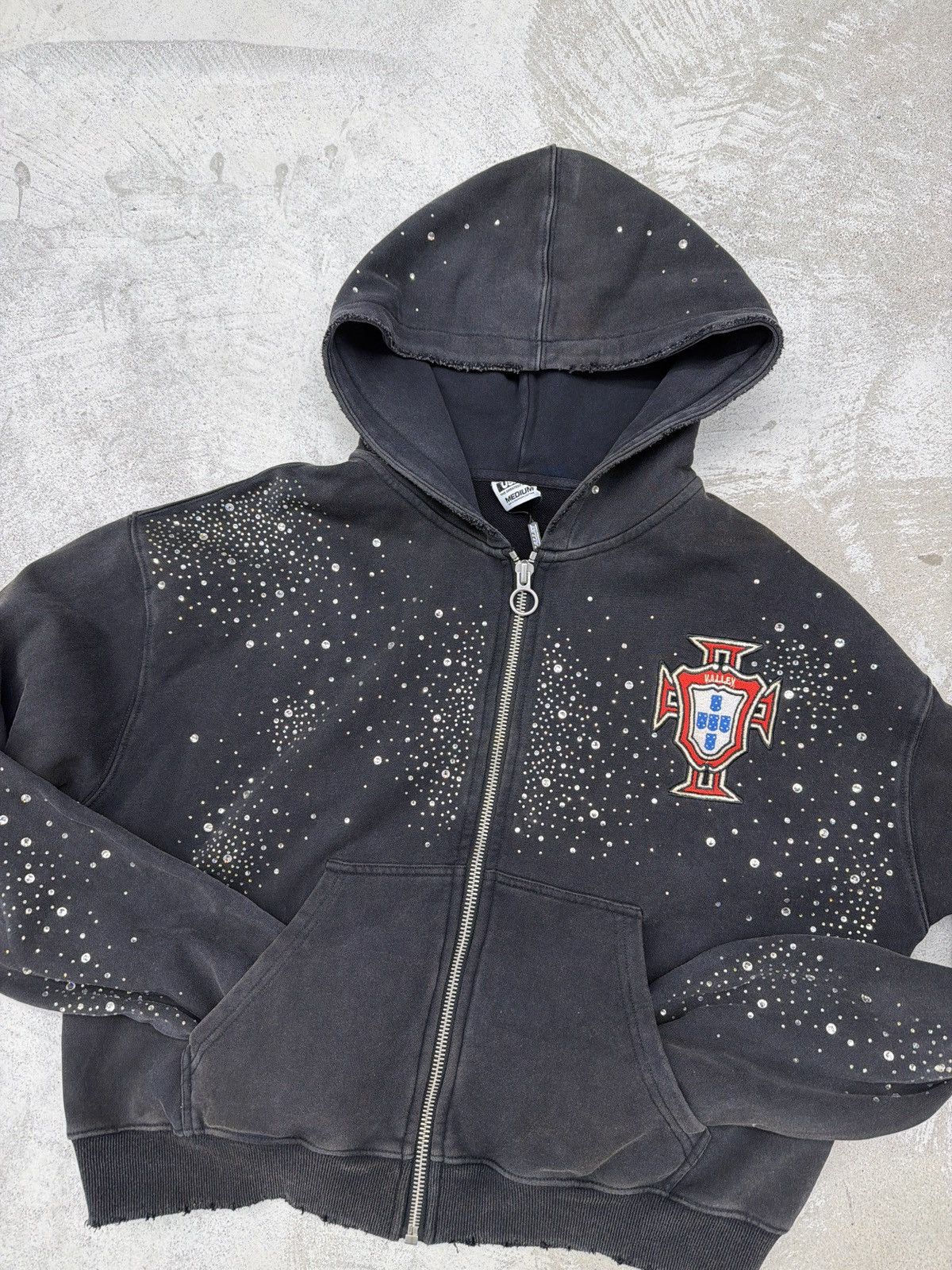 Vale VALE FOREVER BLACK PLUTO ZIP UP HOODIE Size US S / EU 44-46 / 1 - 2 Thumbnail