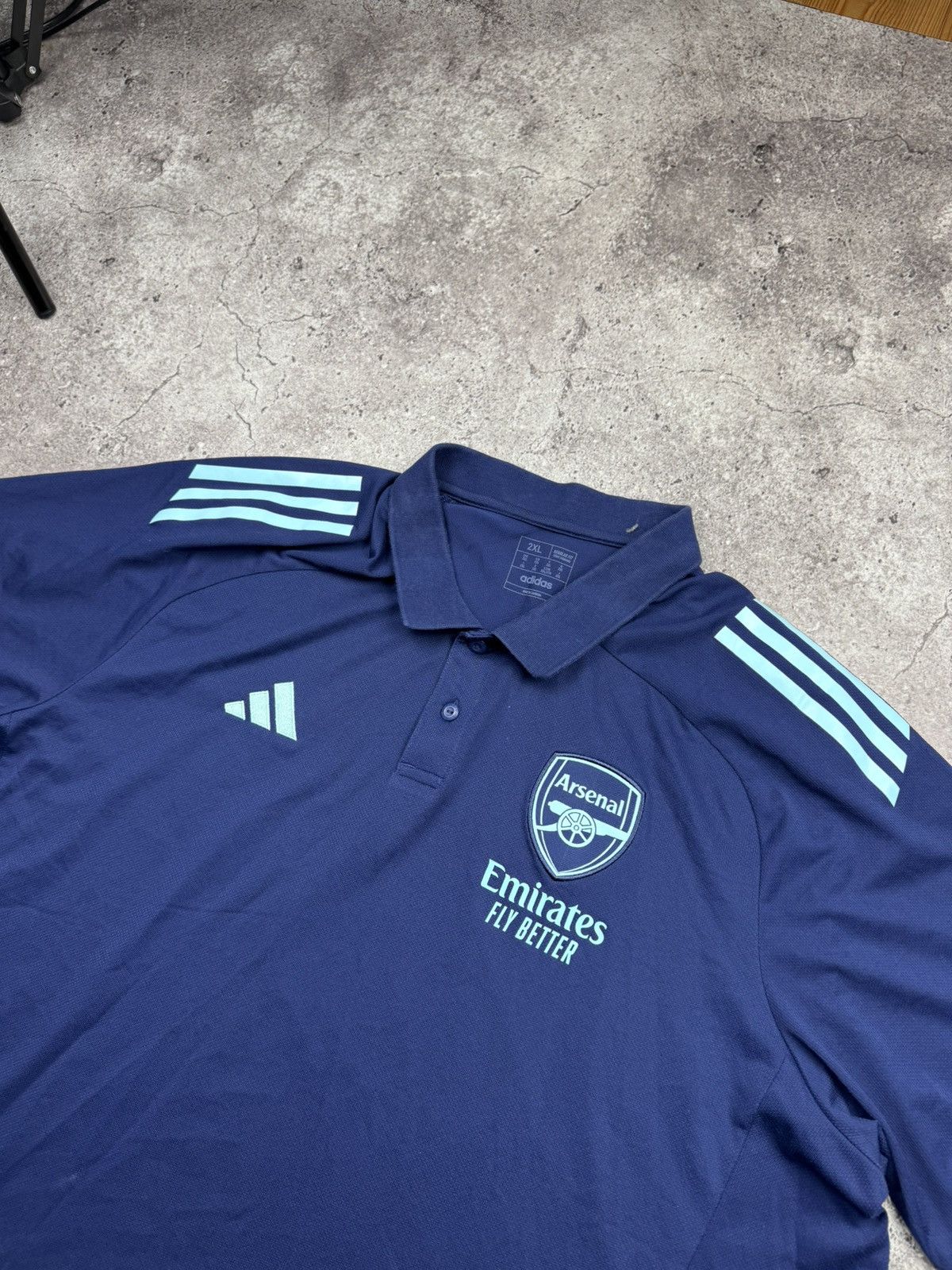 Adidas Adidas Arsenal 2024/2025 Y2K Polo Shirt Soccer Jersey Size US XXL / EU 58 / 5 - 2 Thumbnail
