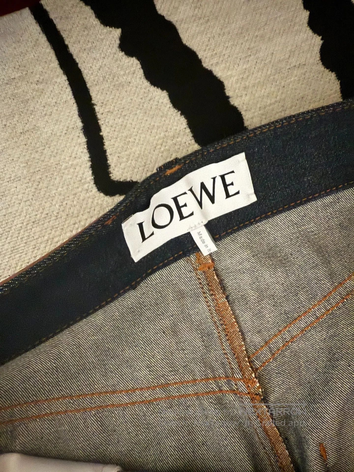 Loewe new loewe embroidered logo denim pants. Size US 34 / EU 50 - 3 Thumbnail
