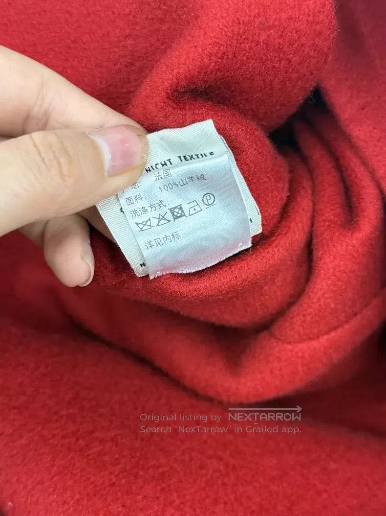 Hermes Hermes Red Collar Tie-Dye Cashmere Coat Size XS / US 0-2 / IT 36-38 - 7 Thumbnail