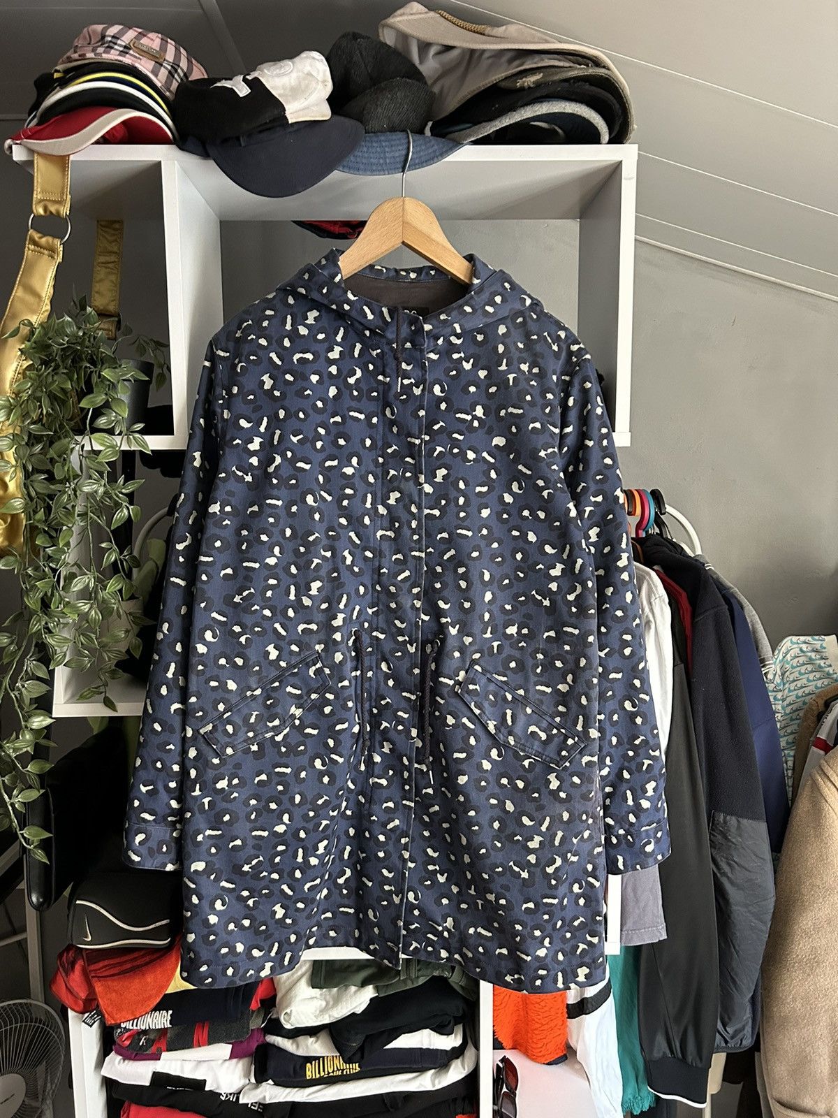 A.P.C. Apc blue camo jacket Size US S / EU 44-46 / 1 - 1 Thumbnail