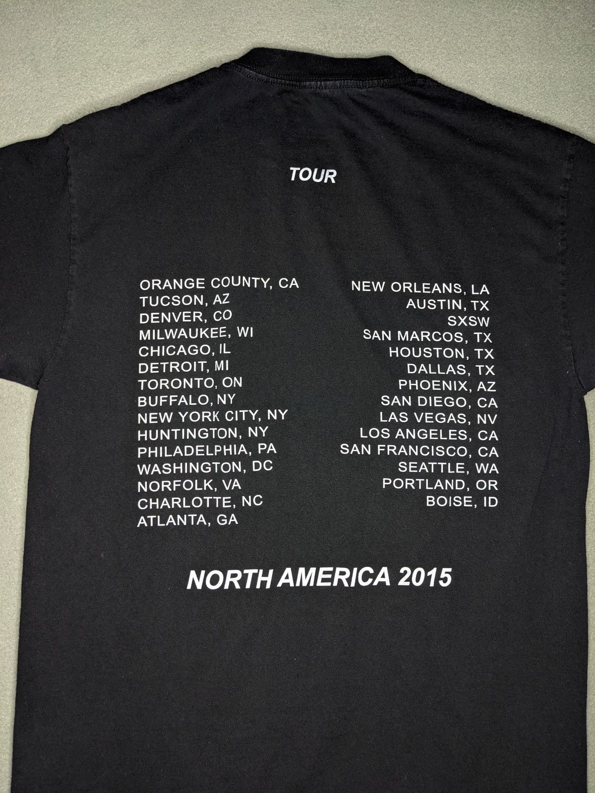 Travis Scott 2015 Travis Scott May La Flame Live Forever Rodeo Tour Tee Size US M / EU 48-50 / 2 - 4 Thumbnail