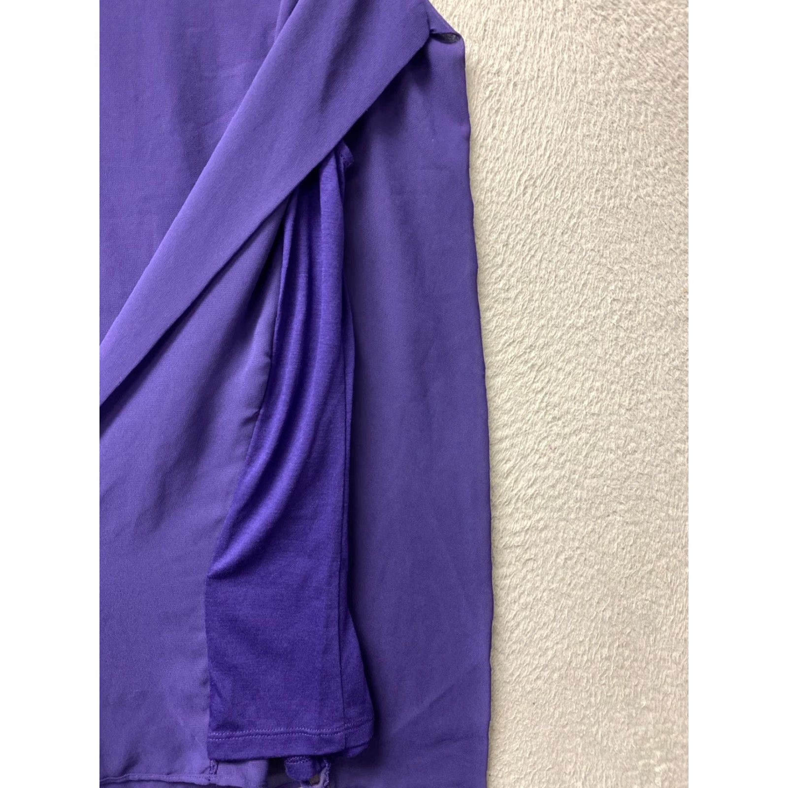Vintage Simply Vera Vera Wang NWT Polyester Blouse Top Sleeveless Purple Holiday Party M 151-1 Size M / US 6-8 / IT 42-44 - 6 Thumbnail