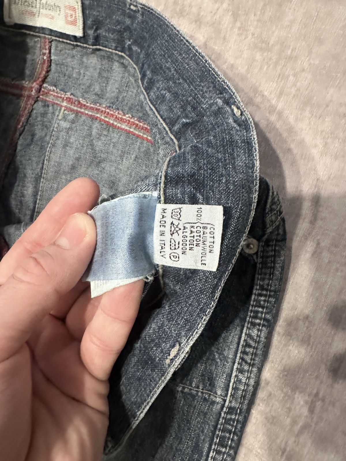 If Six Was Nine × Japanese Brand × Le Grande Bleu (L.G.B.) Vintage Opium LGB IfSixWasNine Style Diesel Denim Jeans Size US 30 / EU 46 - 7 Thumbnail