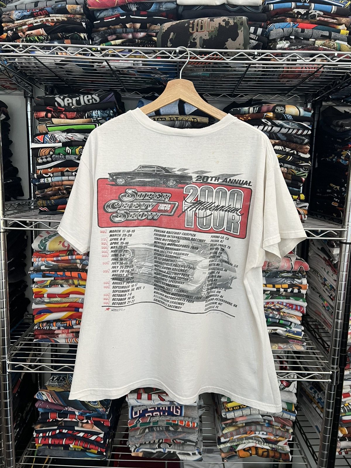 Chevrolet 2000 Super Chevy Show Muscle Cars Tedder Tee Size US XL / EU 56 / 4 - 2 Thumbnail