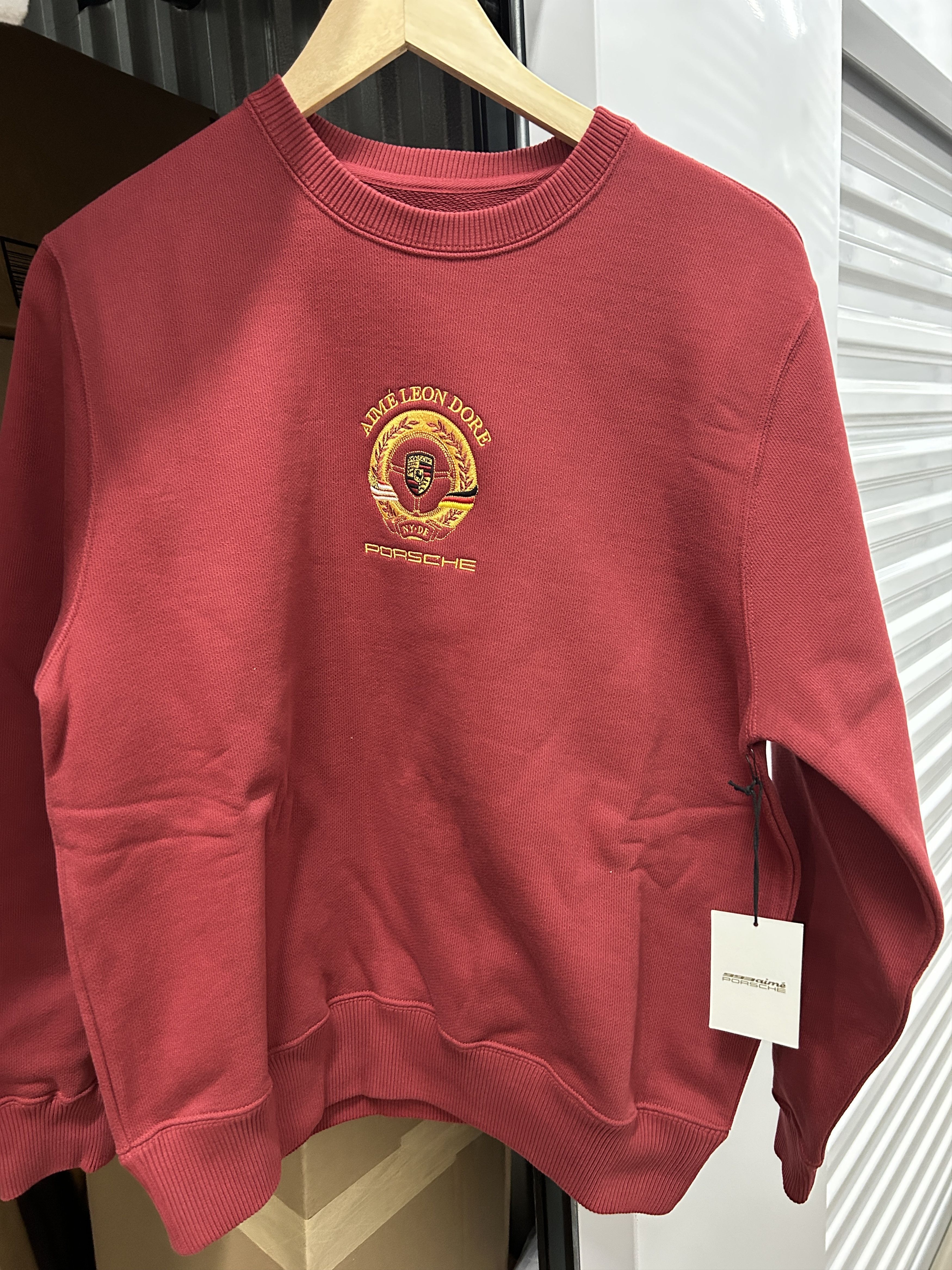 Aime Leon Dore × Porsche Design Porsche 993 Turbo Embroidered Crewneck Sweatshirt Size US S / EU 44-46 / 1 - 1 Thumbnail