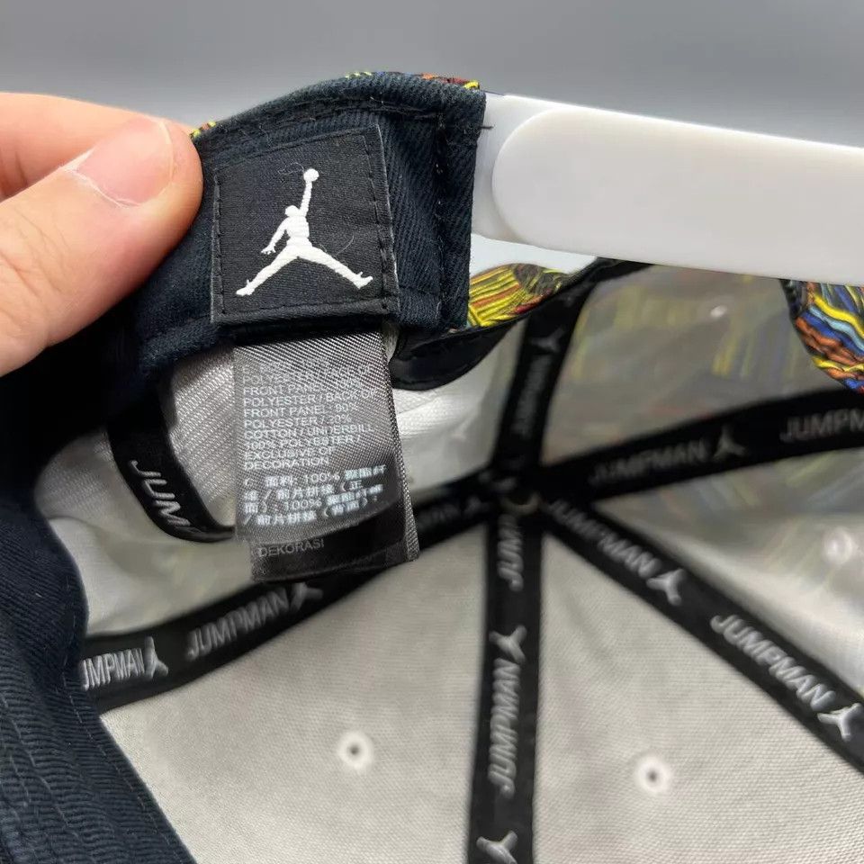 Jordan Brand Air Jordan Hat Men Embroidered Logo Jumpman Snap Back Cap Size ONE SIZE - 4 Thumbnail